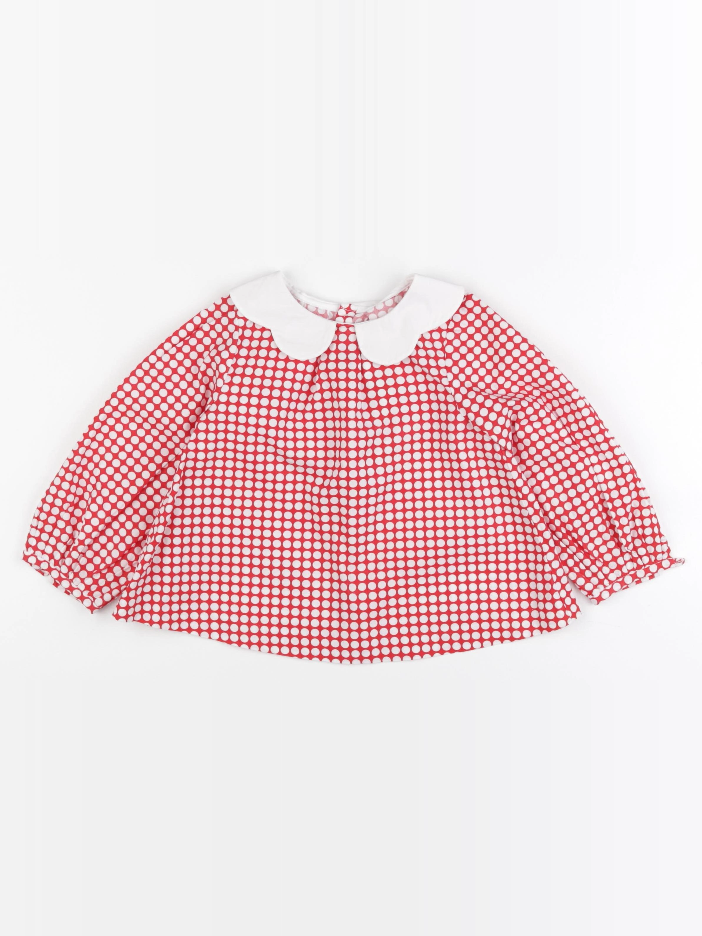 Jacadi - blouse rouge - 36 mois