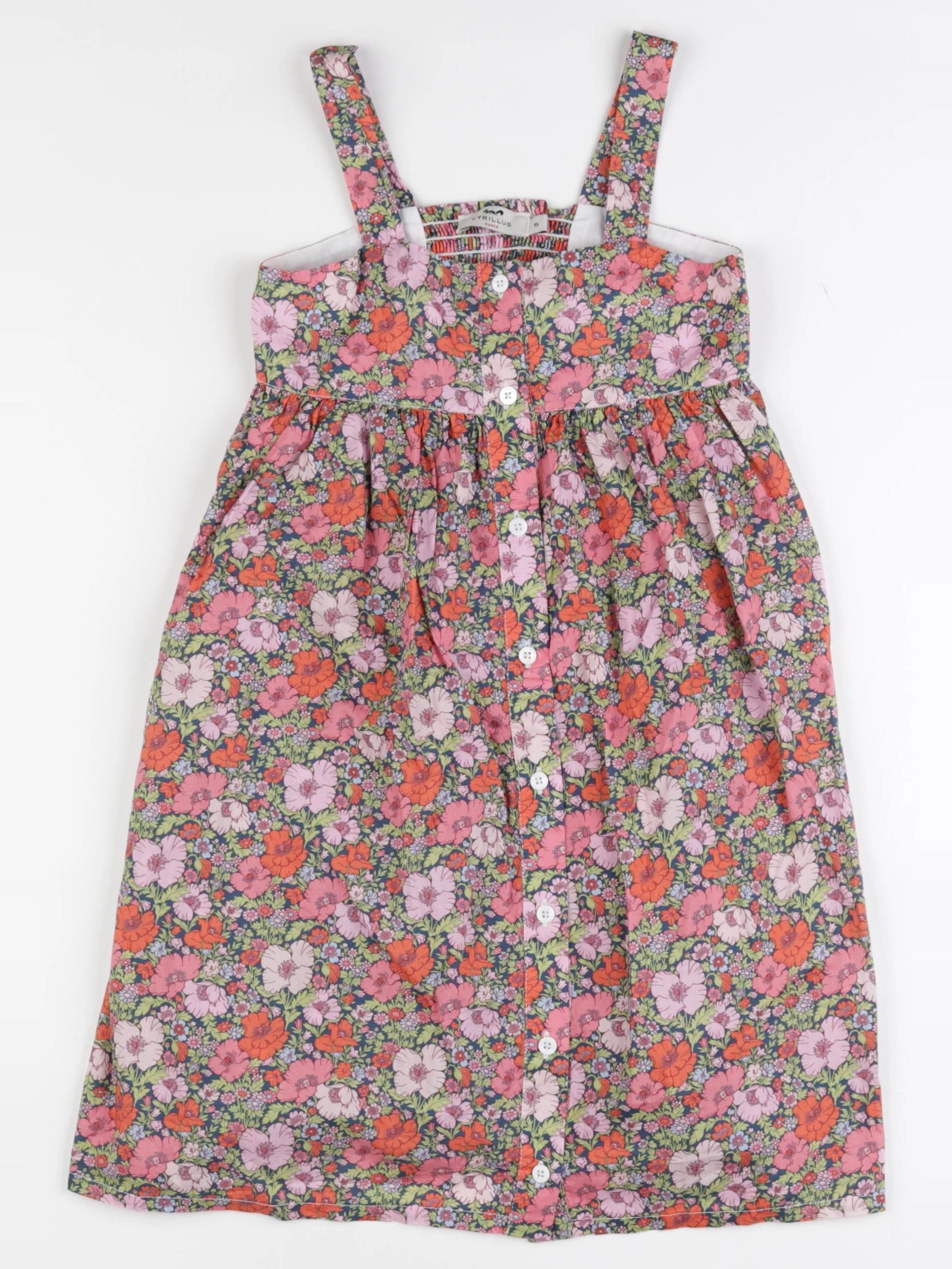 Cyrillus - robe multicolore - 6 ans