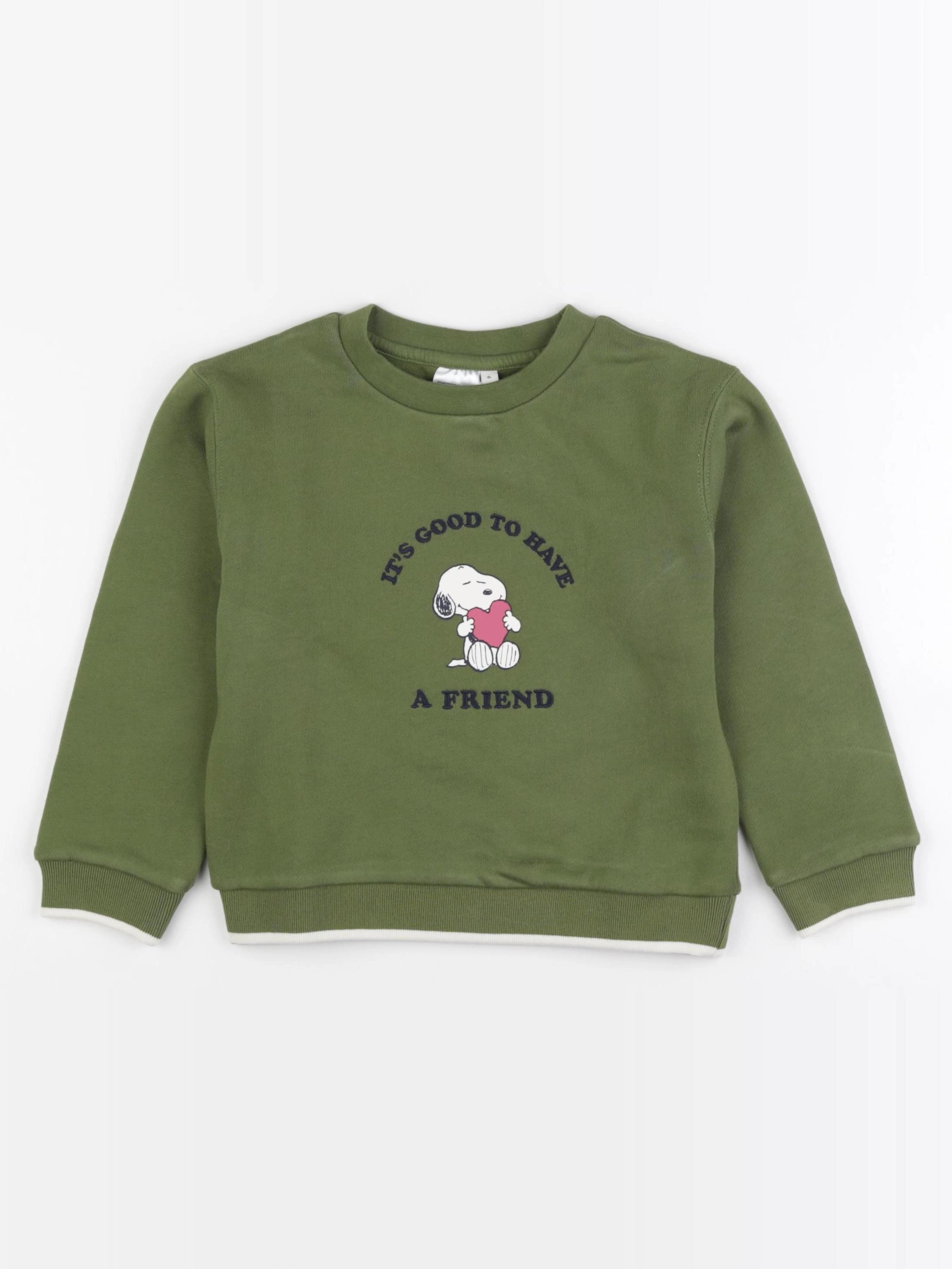 Cyrillus - sweat vert - 6 ans