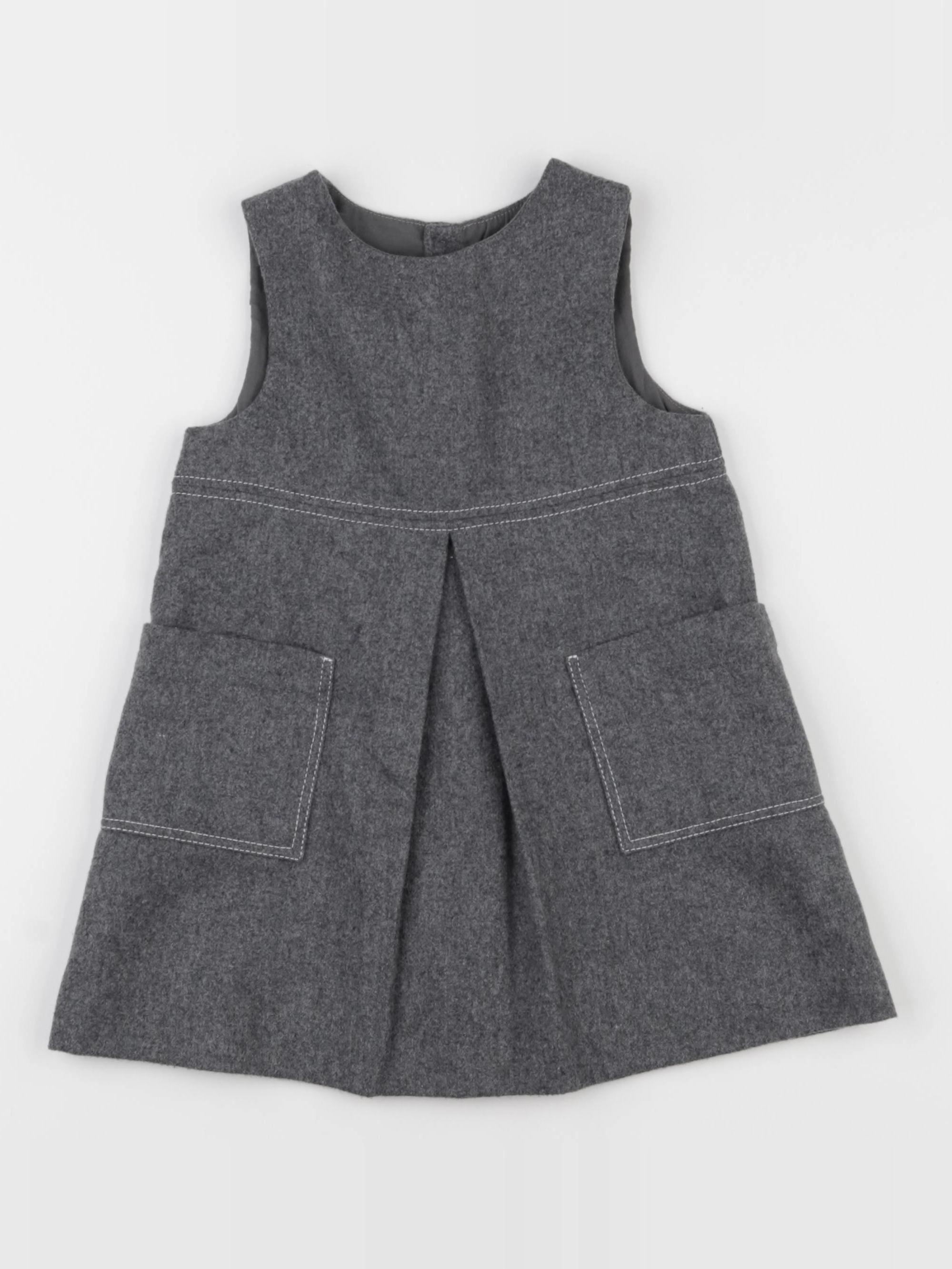 Jacadi - robe gris - 24 mois