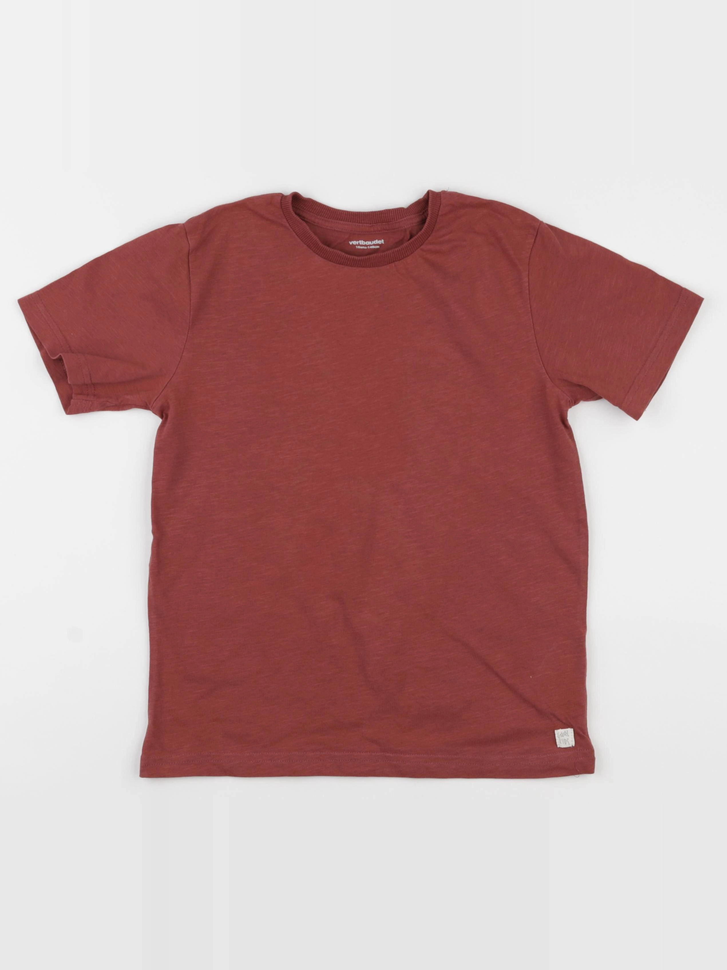 Vertbaudet - tee-shirt marron - 10 ans