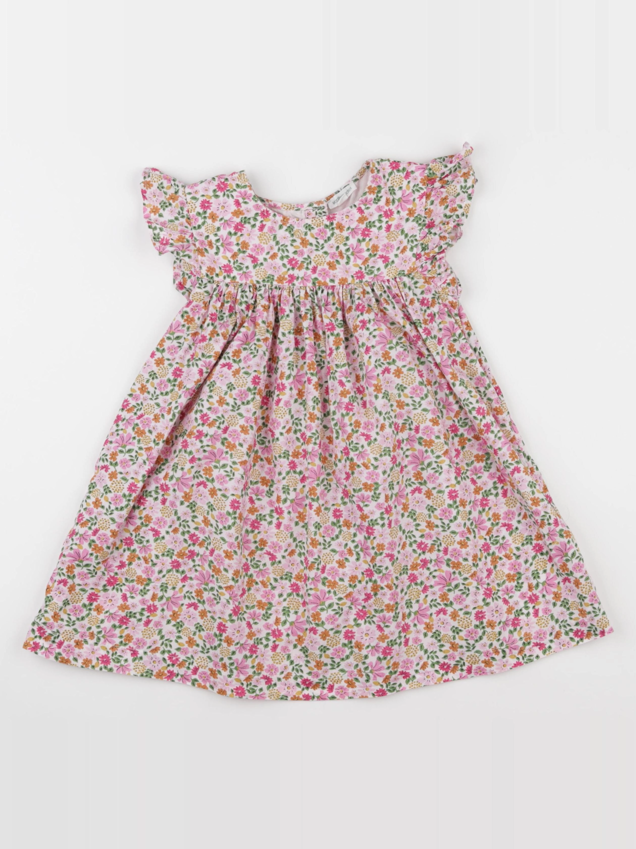 Vertbaudet - robe multicolore - 4 ans