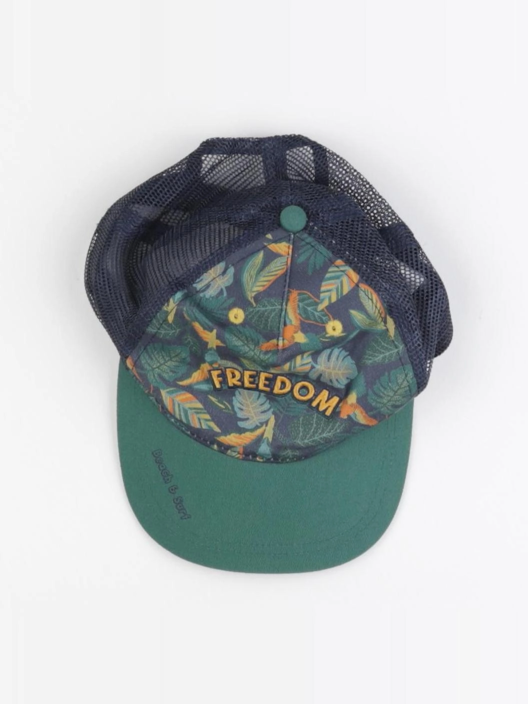 Vertbaudet - casquette vert - 4/6 ans