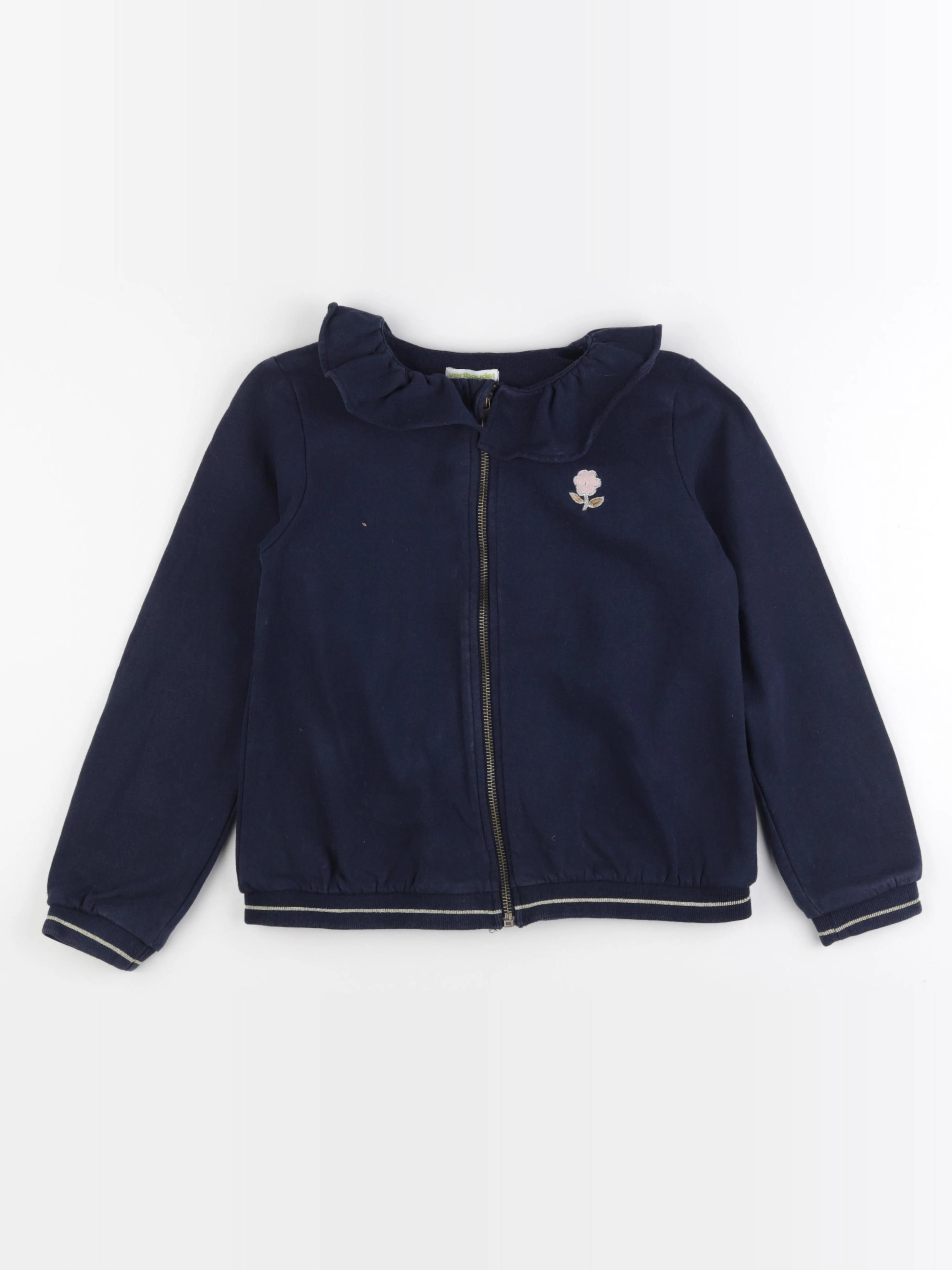 Vertbaudet - sweat bleu - 10 ans