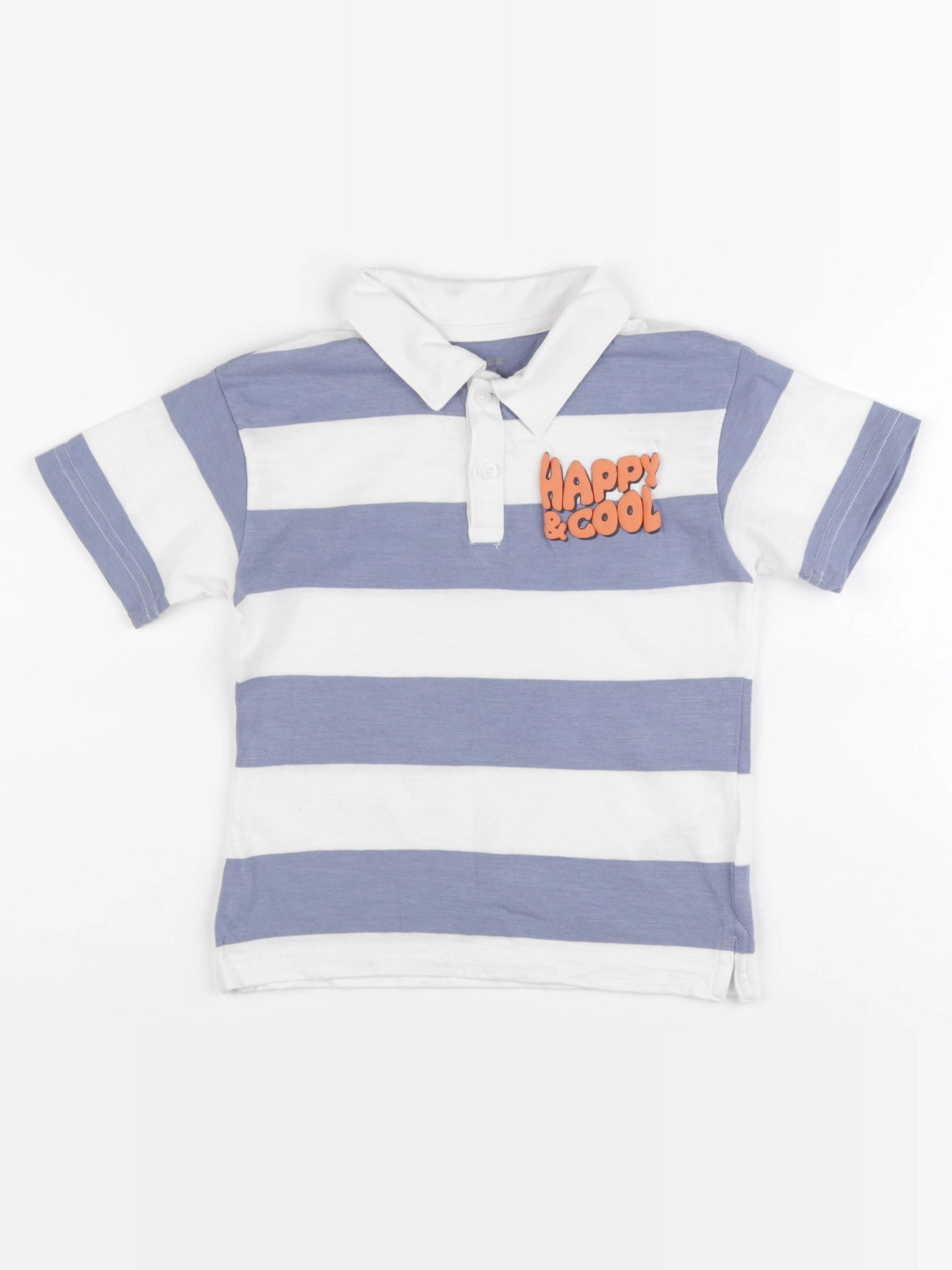 Vertbaudet - polo bleu - 5 ans