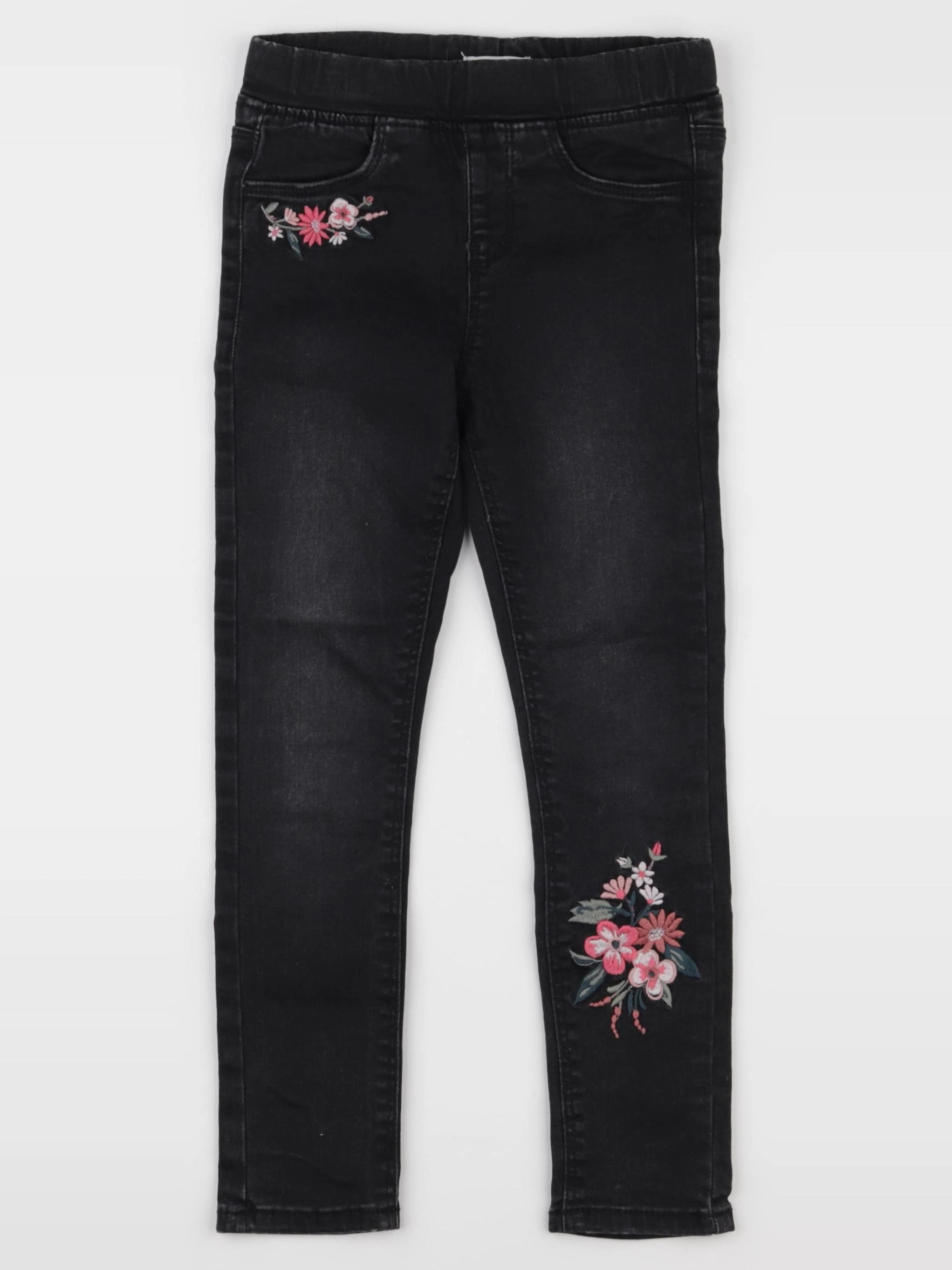 Vertbaudet - jegging gris - 6 ans