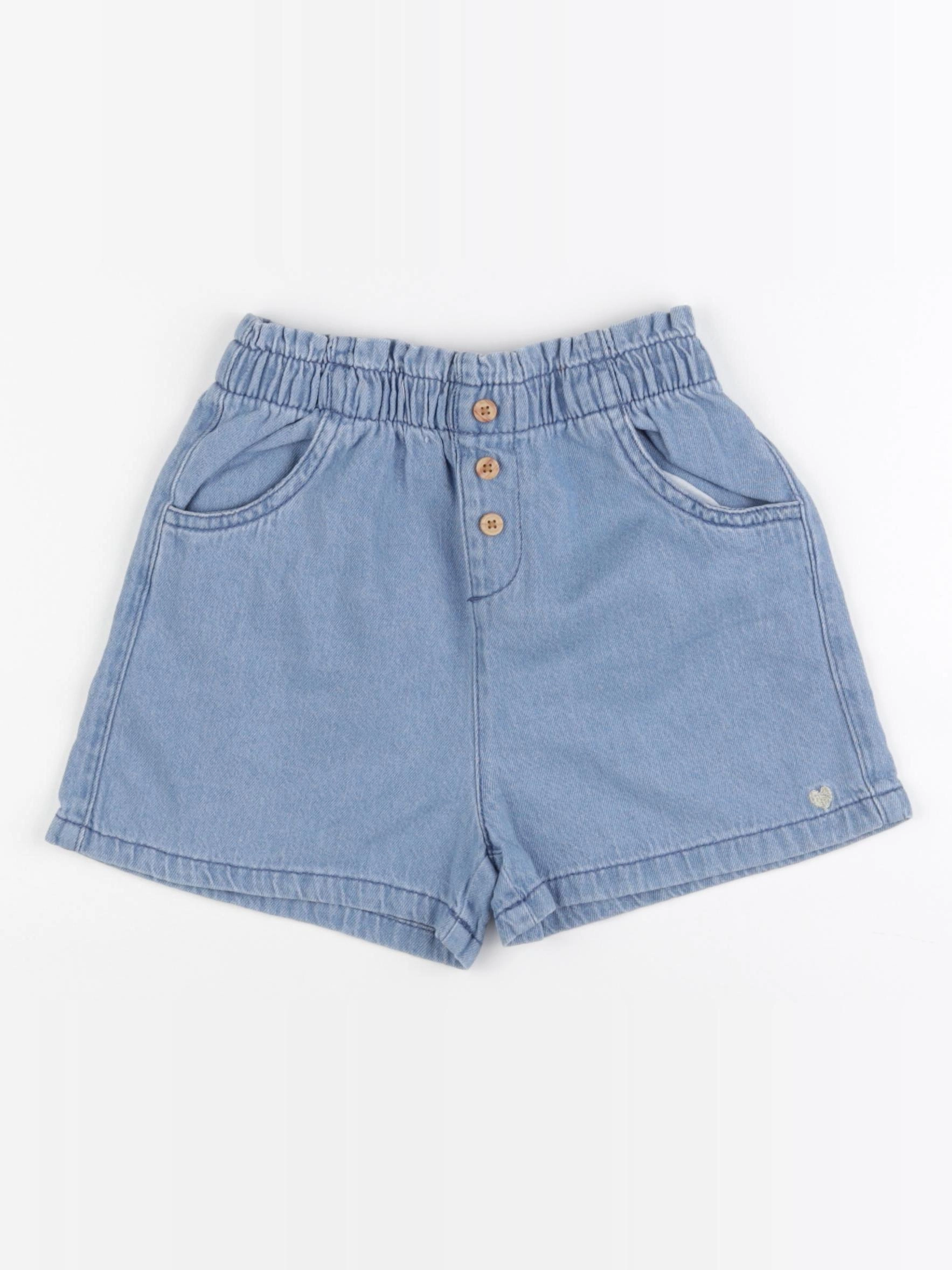 Vertbaudet - short bleu - 8 ans