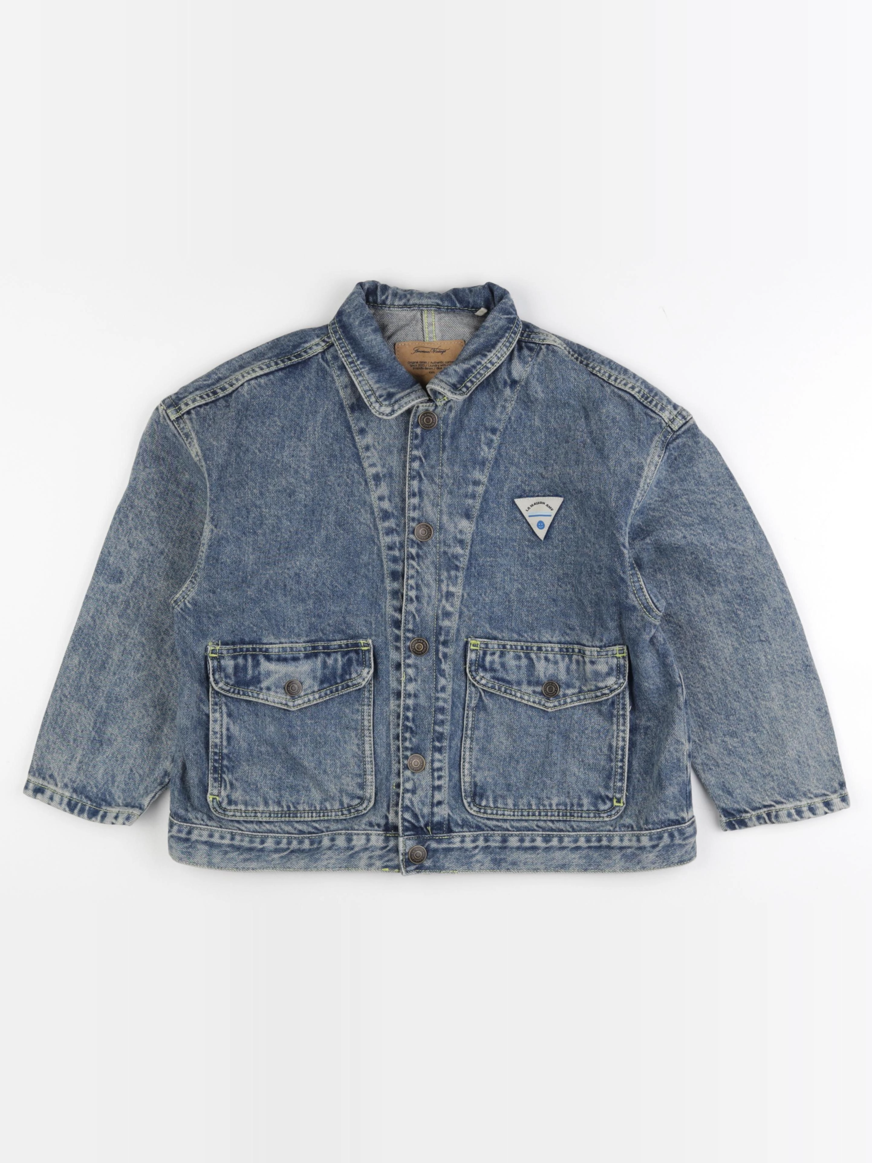 American Vintage - veste bleu - 9 ans