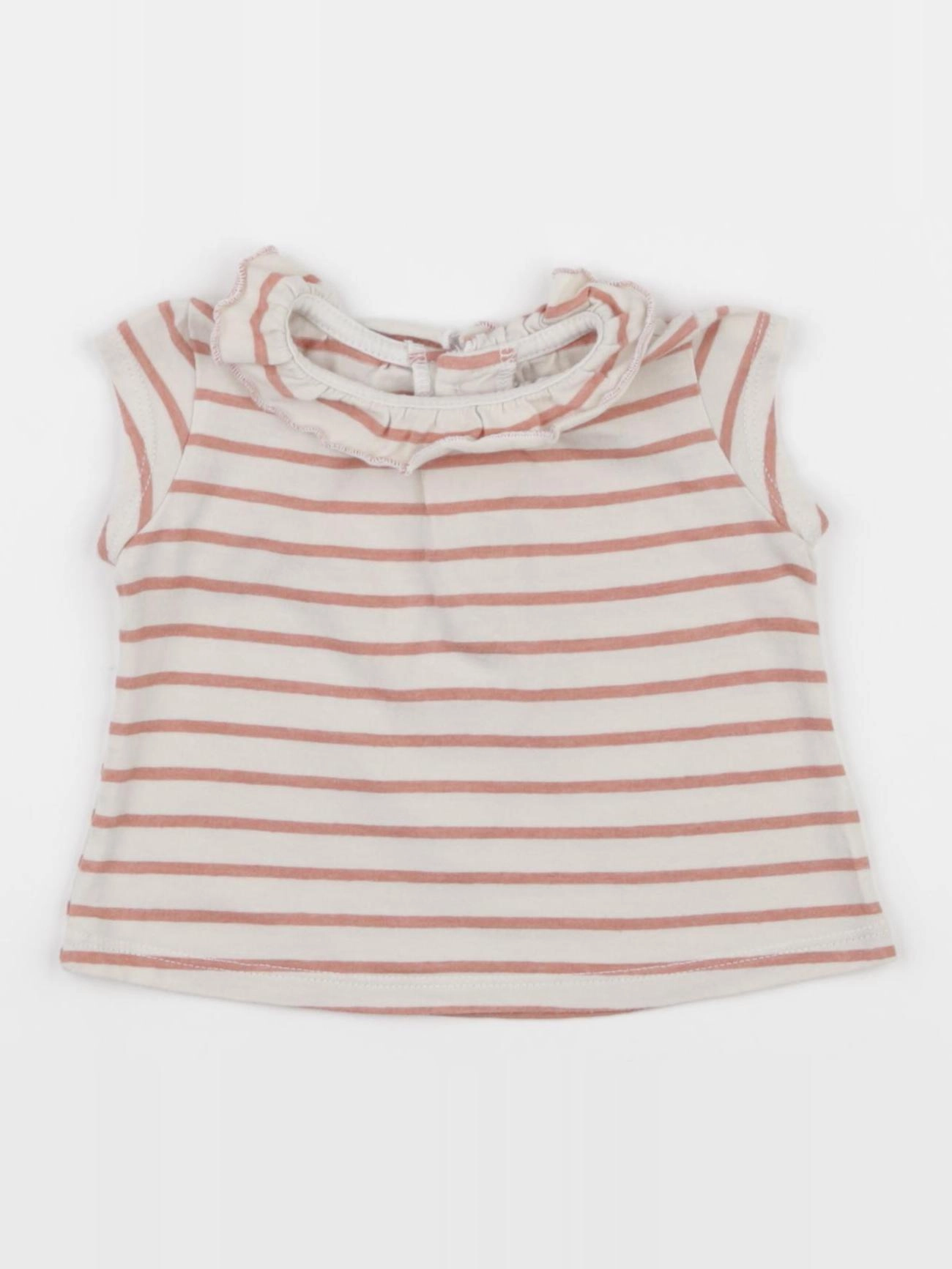 Arsène et les pipelettes - tee-shirt beige, rose - 3 mois