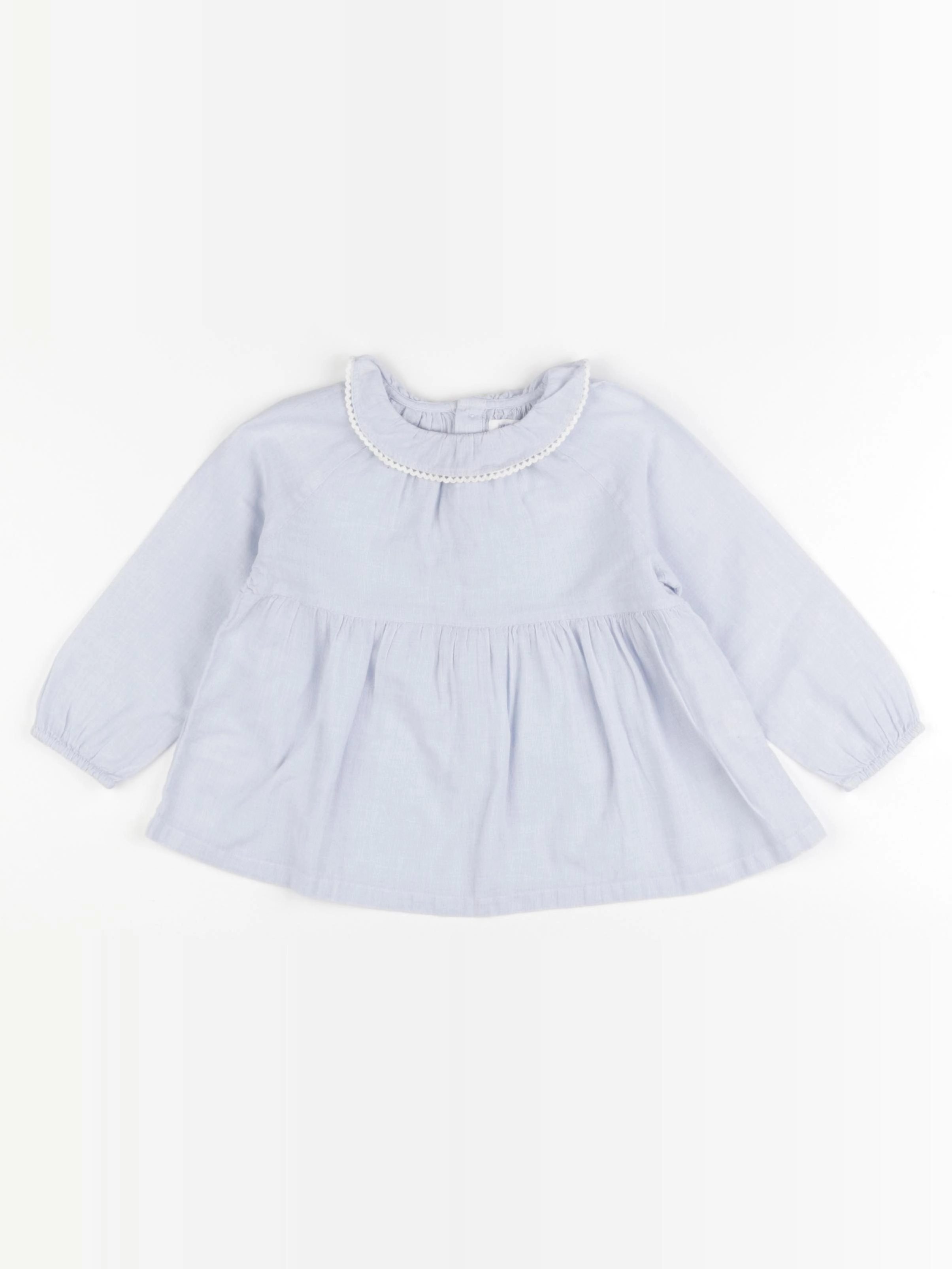 Boutchou - blouse bleu - 24 mois
