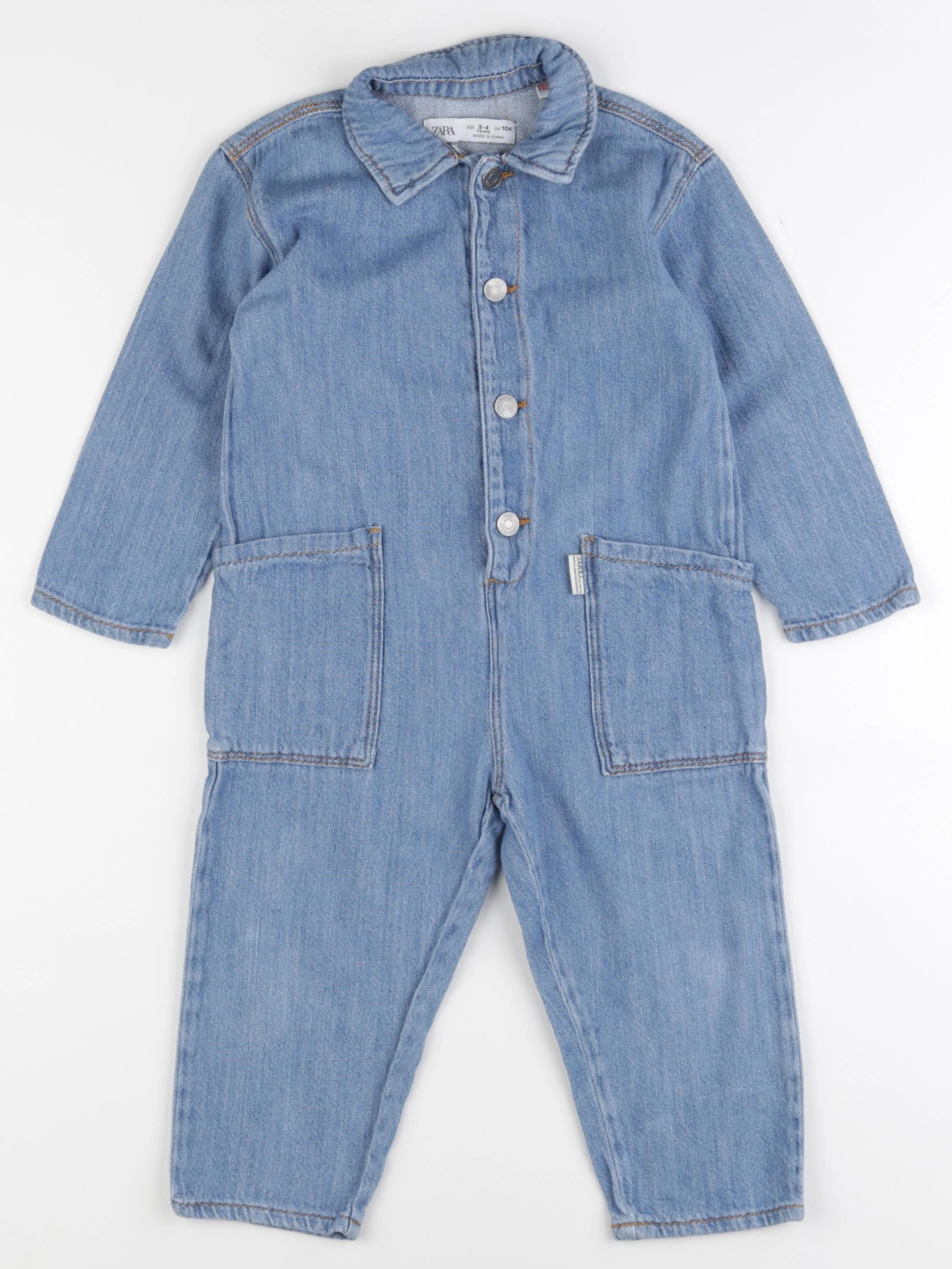 Zara - combinaison bleu - 3/4 ans