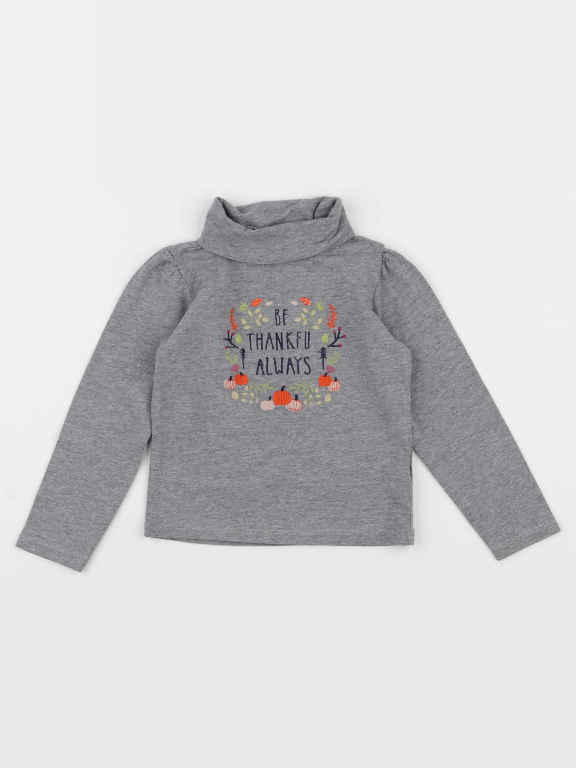 Vertbaudet - sous-pull gris - 4 ans
