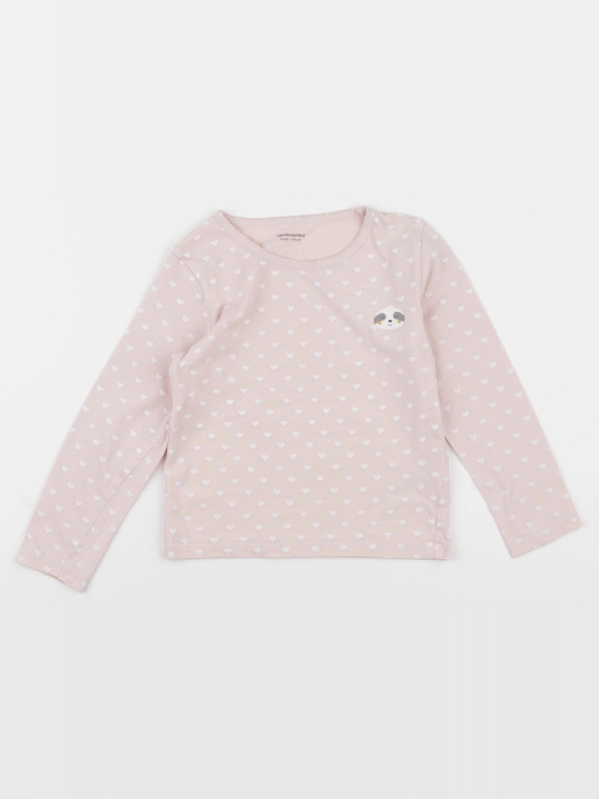 Vertbaudet - maillot de corps rose - 5 ans