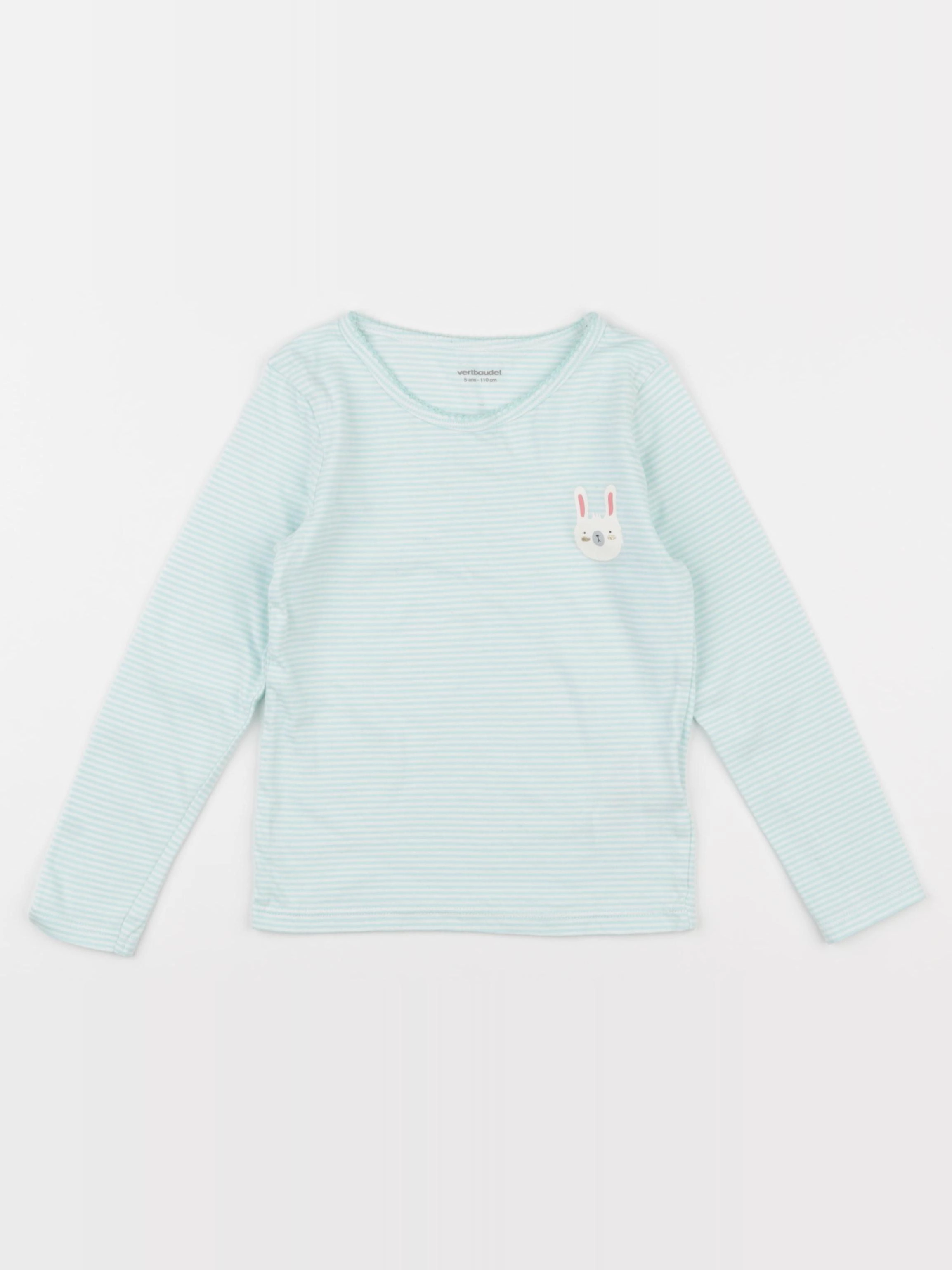 Vertbaudet - maillot de corps bleu - 5 ans