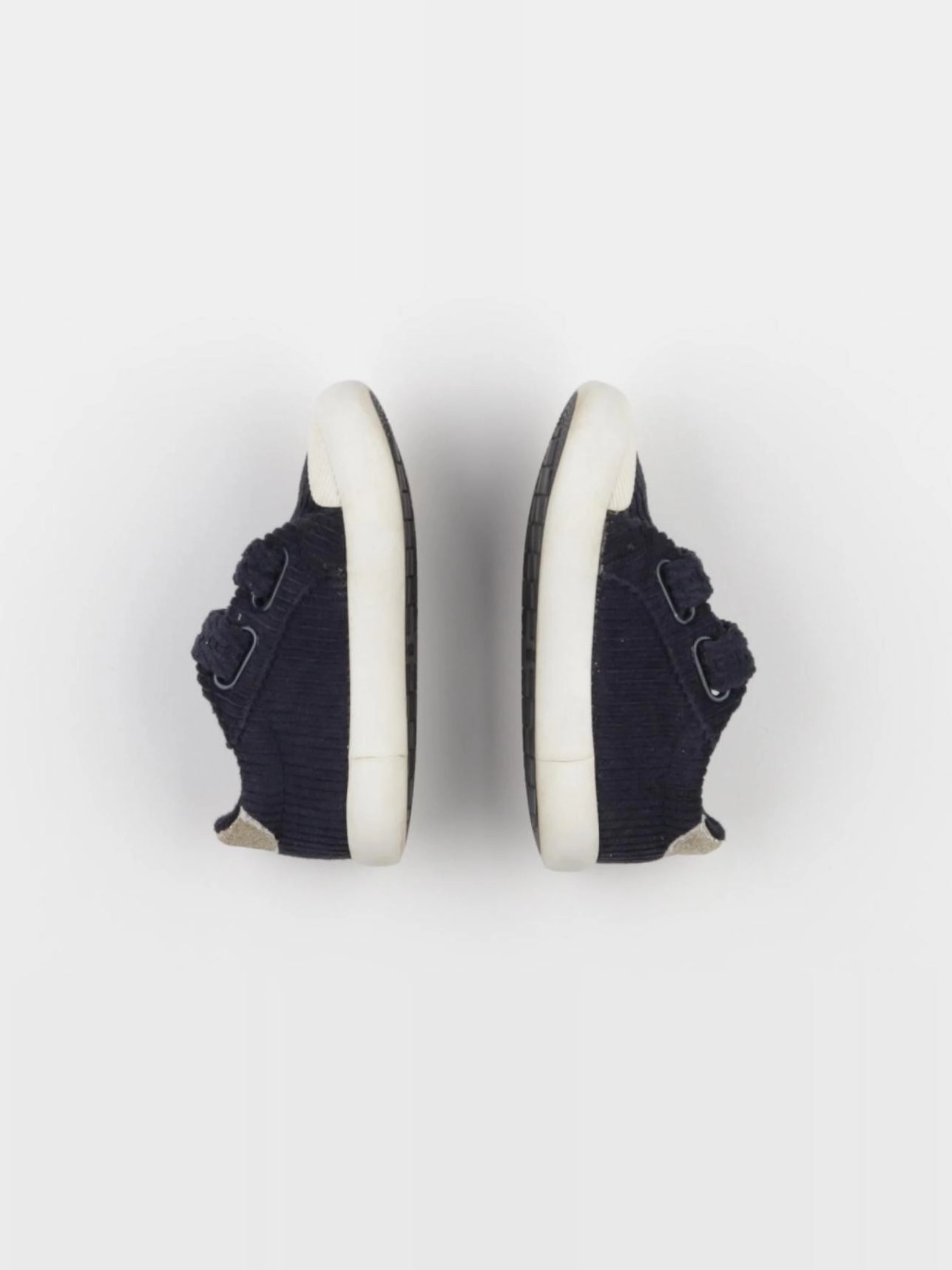 Vertbaudet - tennis à scratch/ lacets bleu - pointure 23