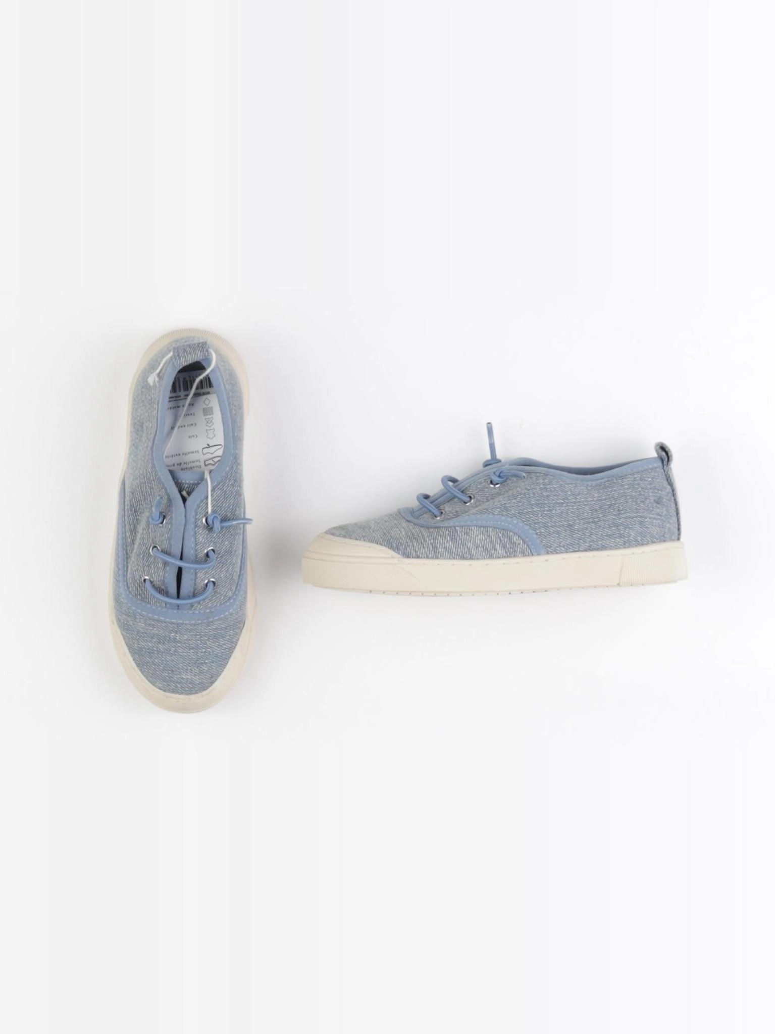 Monoprix - tennis élastiqué bleu - pointure 29