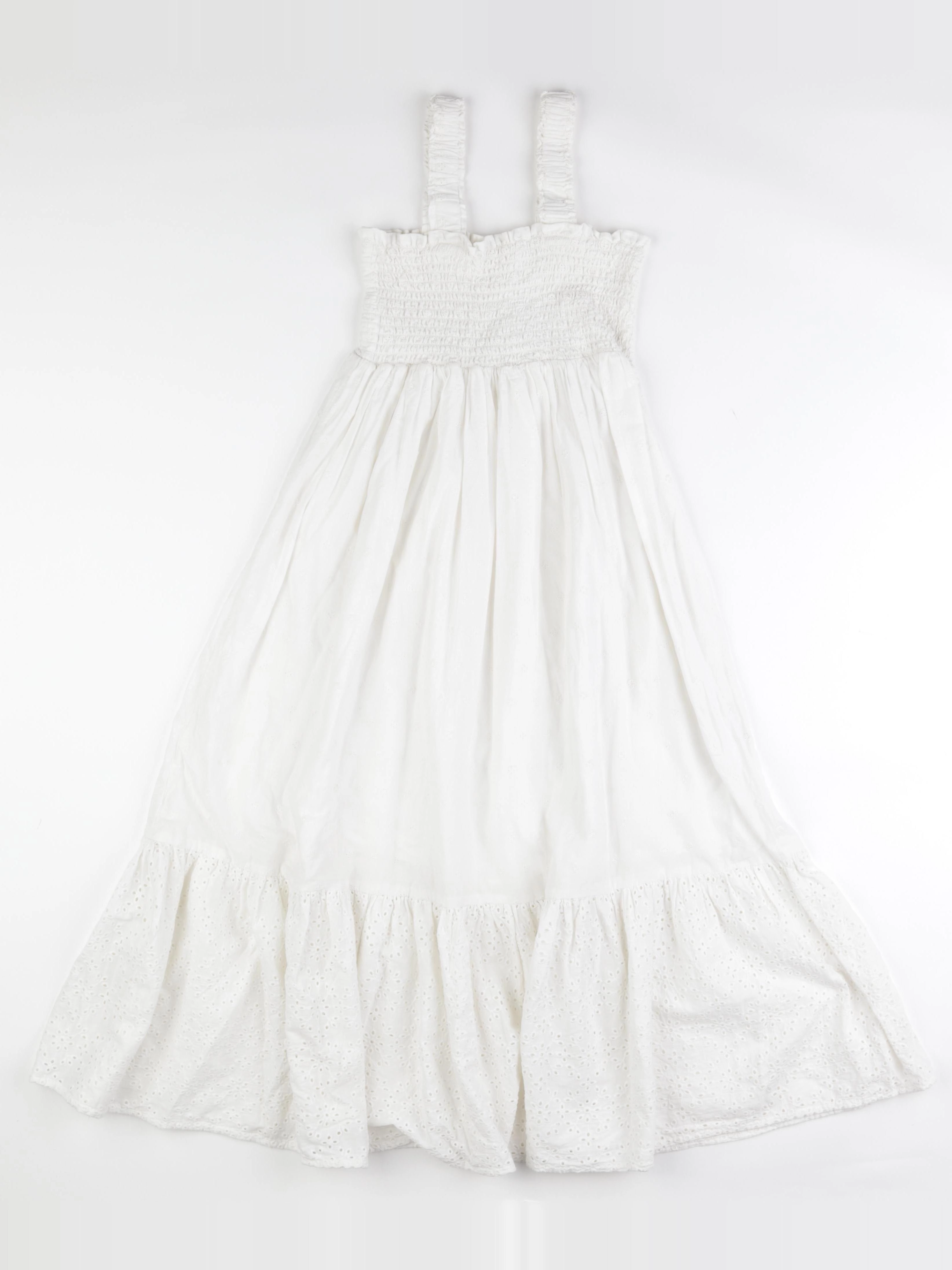Monoprix - robe blanc - 12 ans