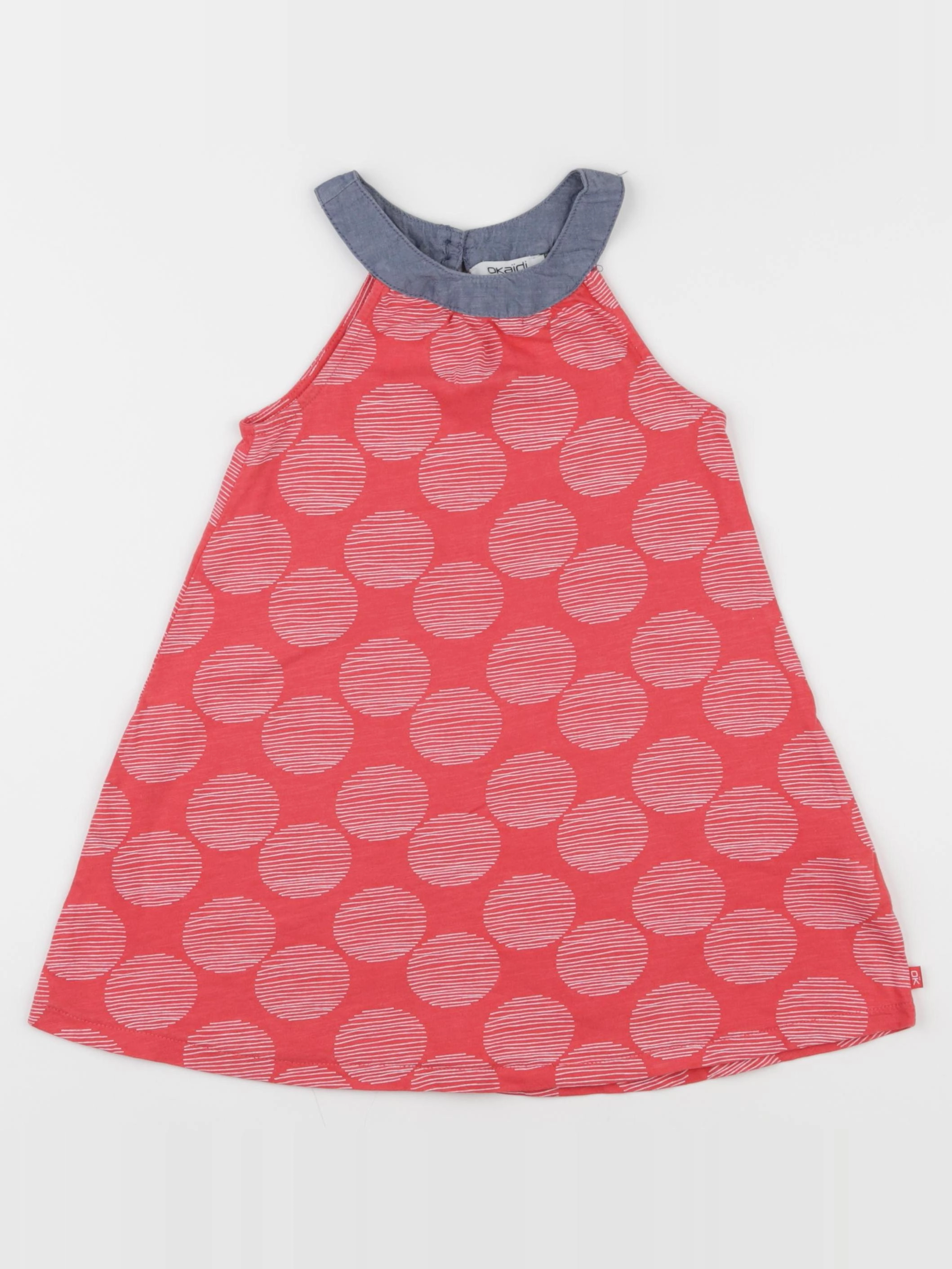 Okaidi - robe rouge - 4 ans