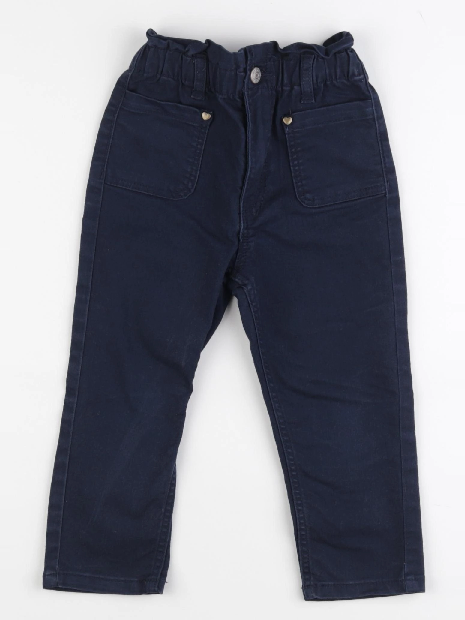 Vertbaudet - pantalon bleu - 3 ans