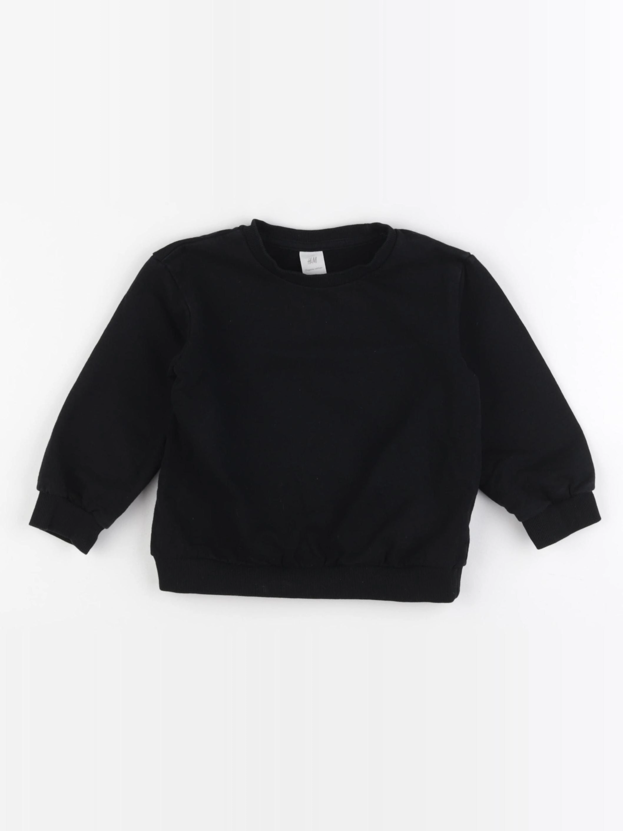 H&M - sweat noir - 3/4 ans