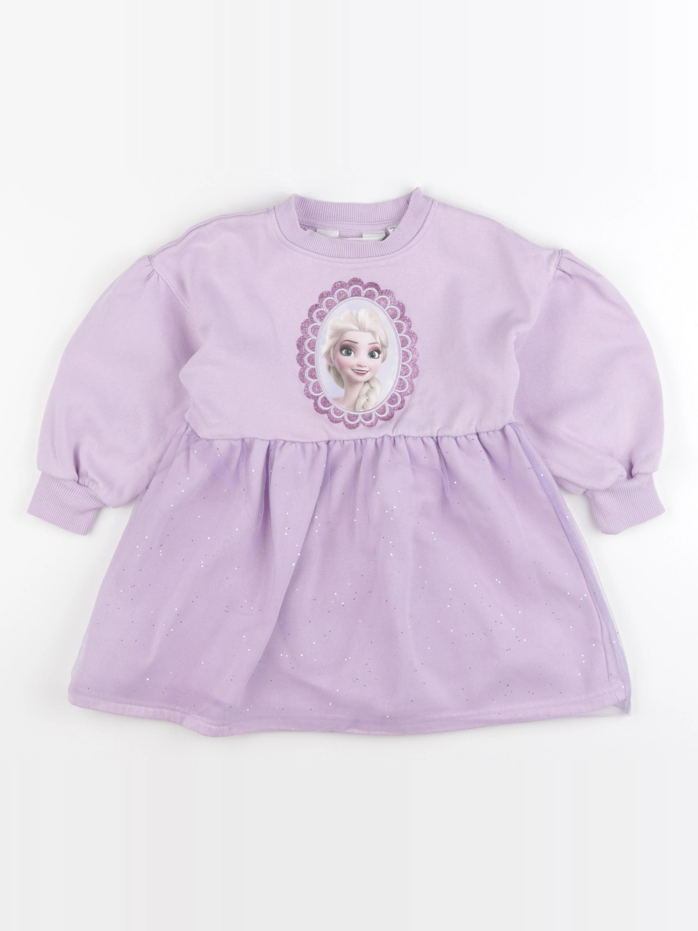 H&M - robe violet - 2/4 ans