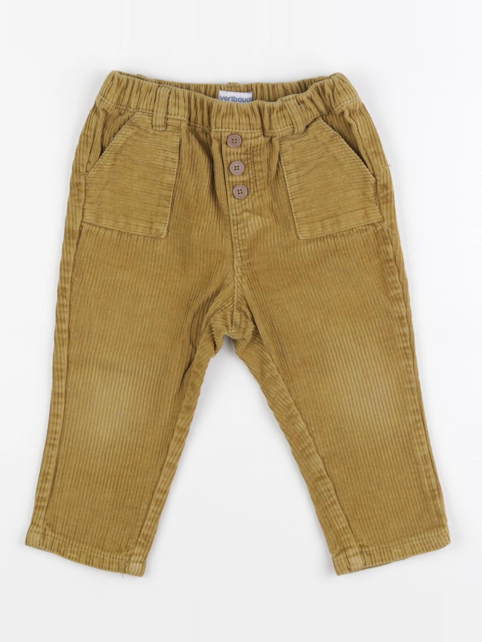 Vertbaudet - pantalon marron - 18 mois