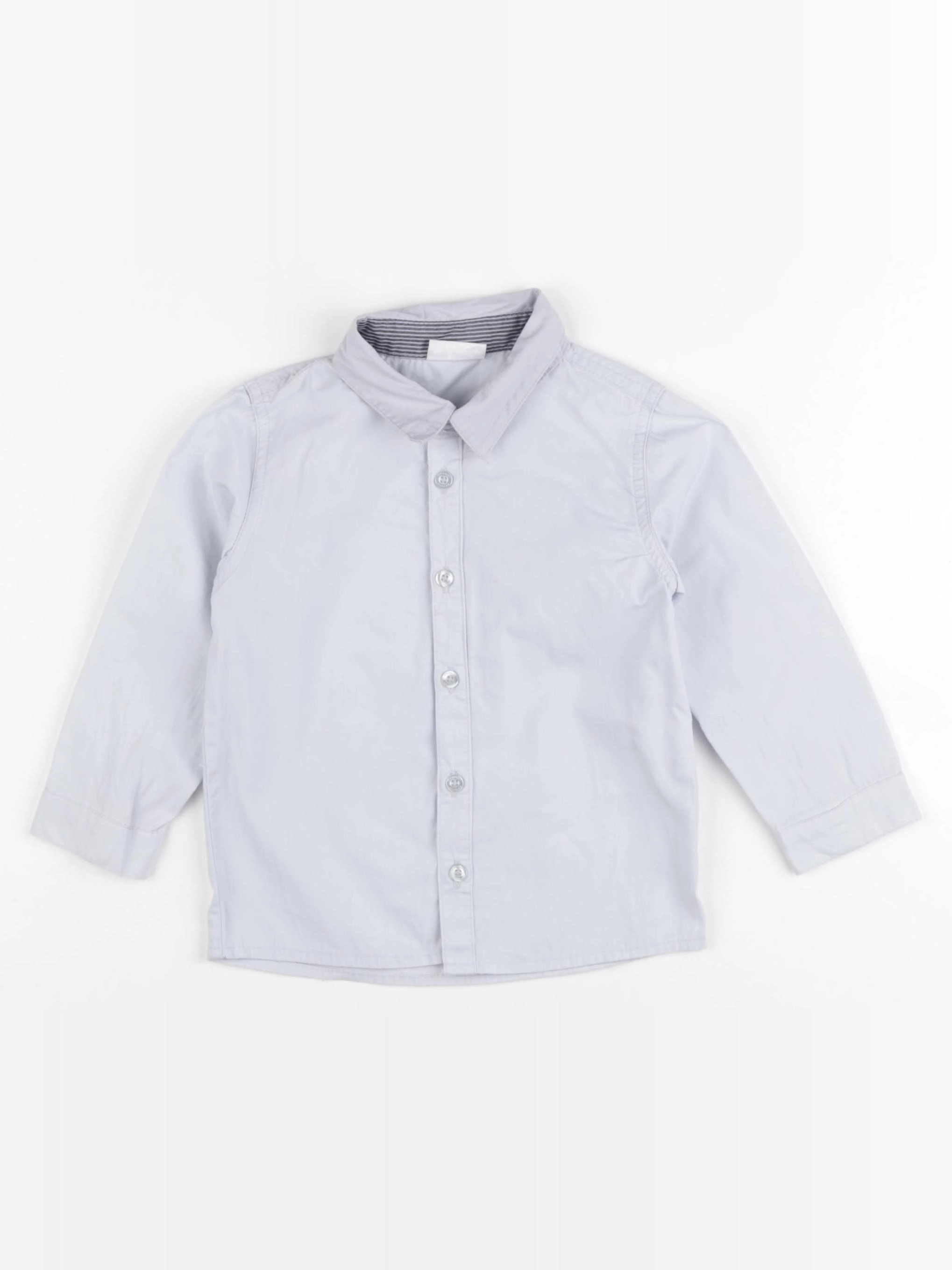Vertbaudet - chemise bleu - 2 ans