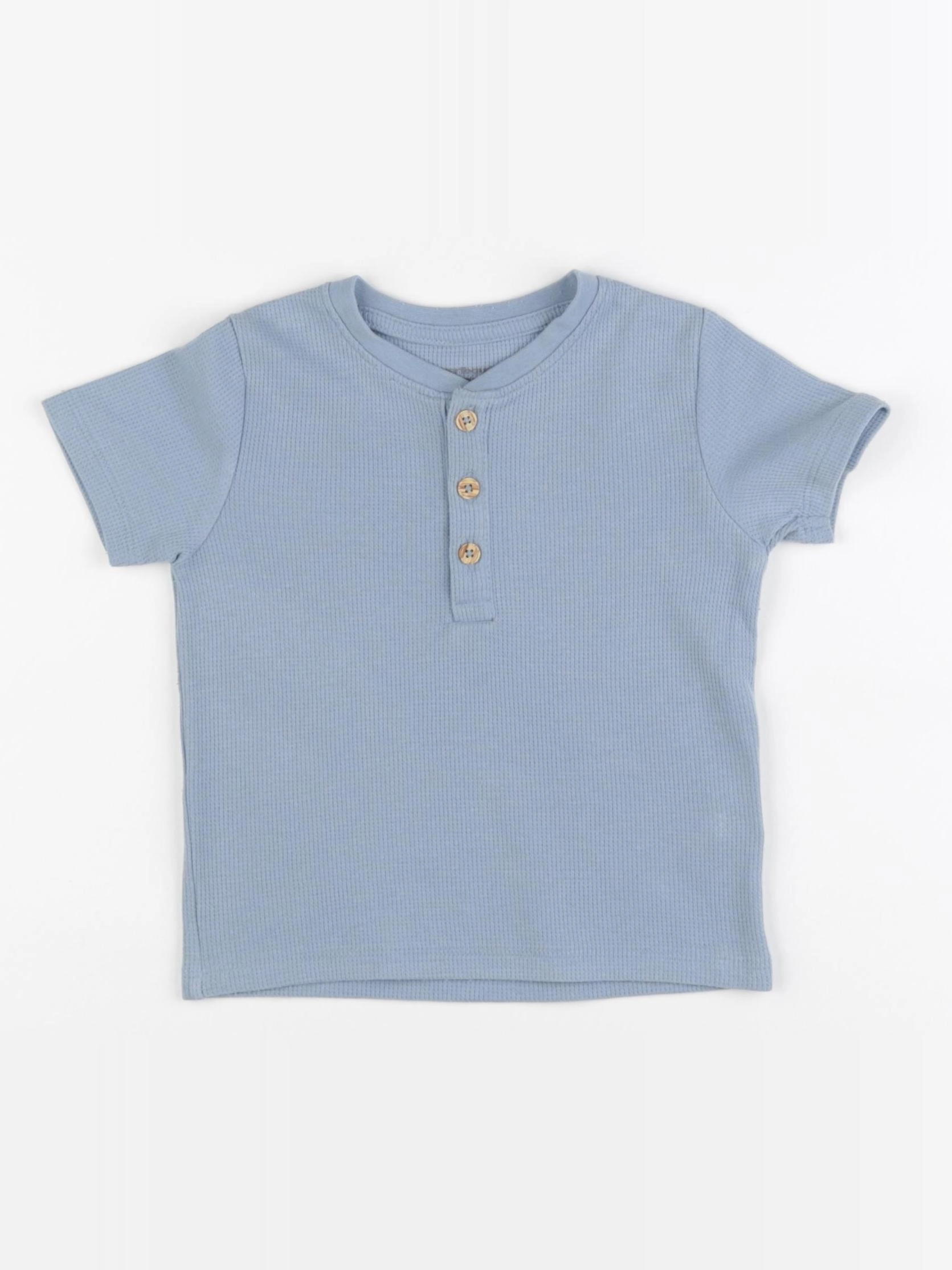 Vertbaudet - tee-shirt bleu - 2 ans
