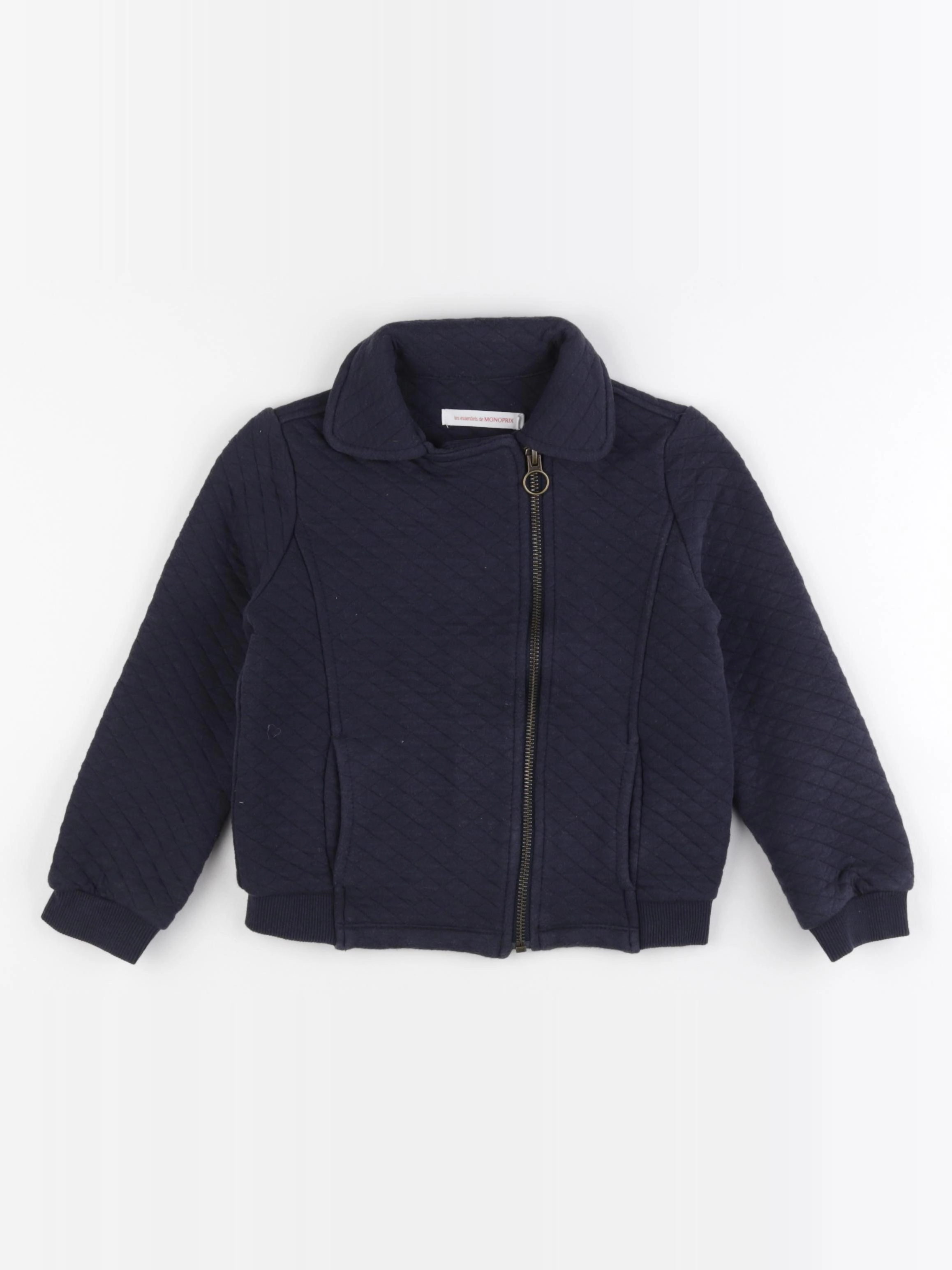 Monoprix - veste bleu - 6 ans