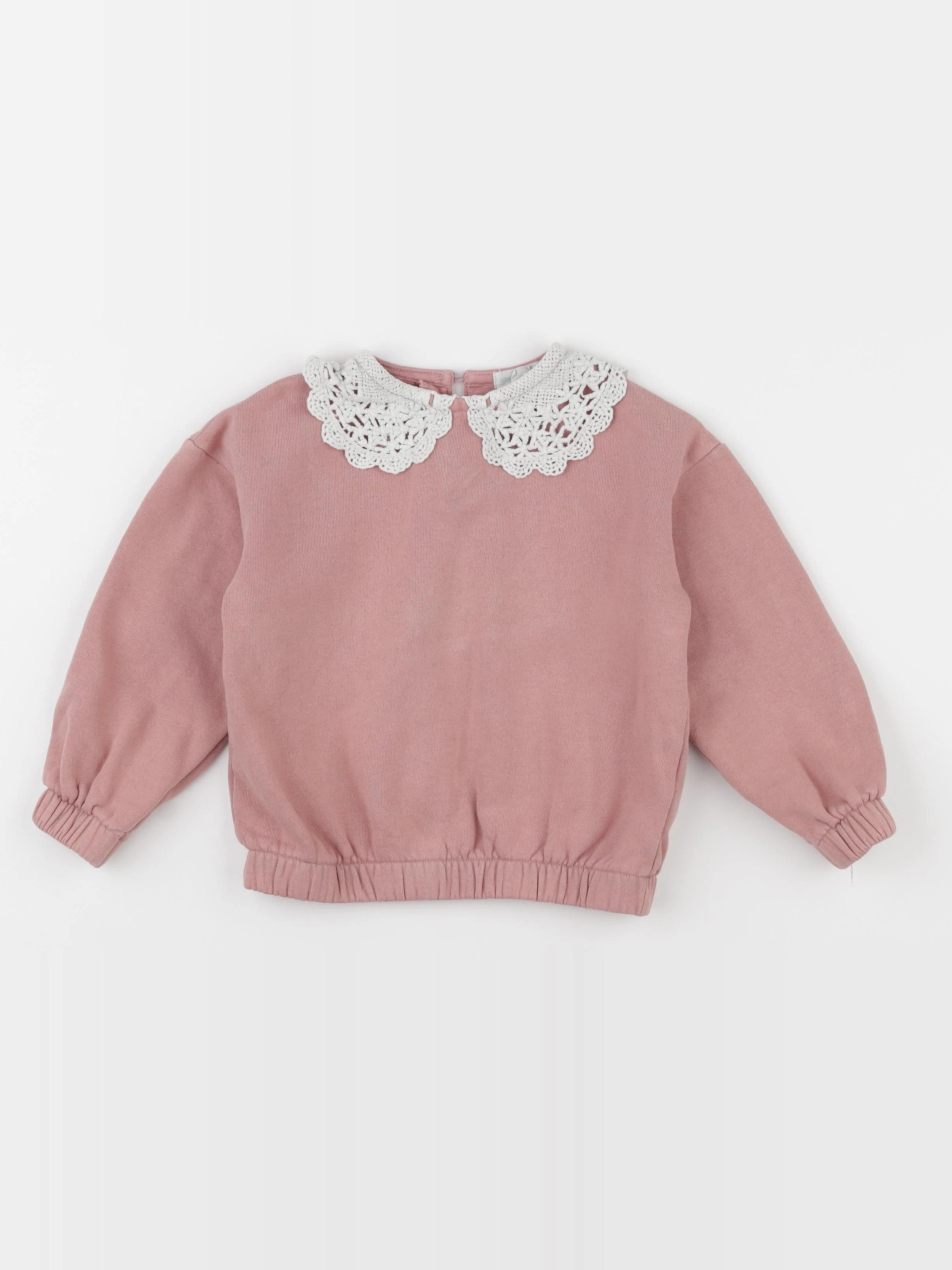 Vertbaudet - sweat rose - 4 ans