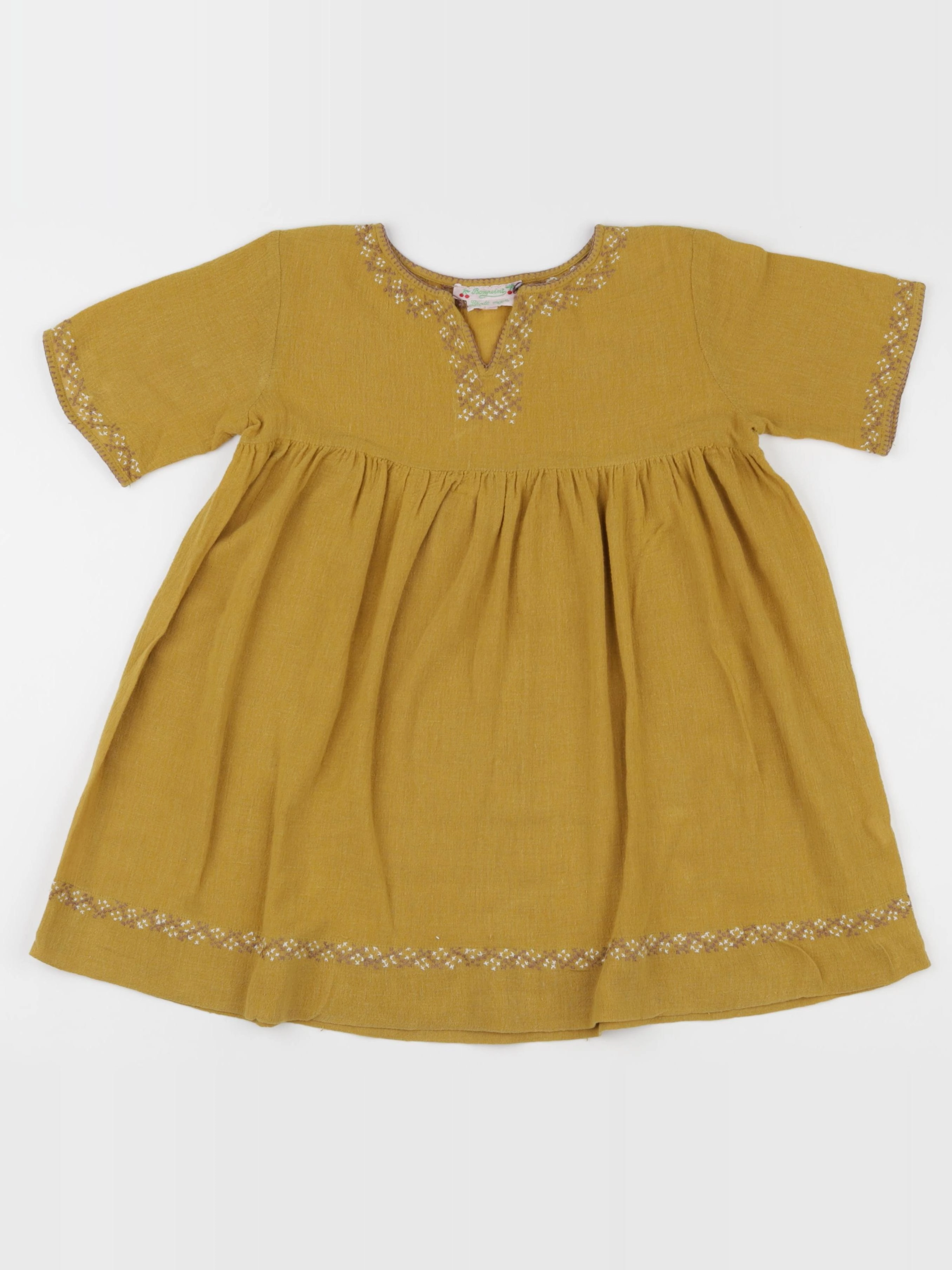 Bonpoint - robe jaune - 6 ans