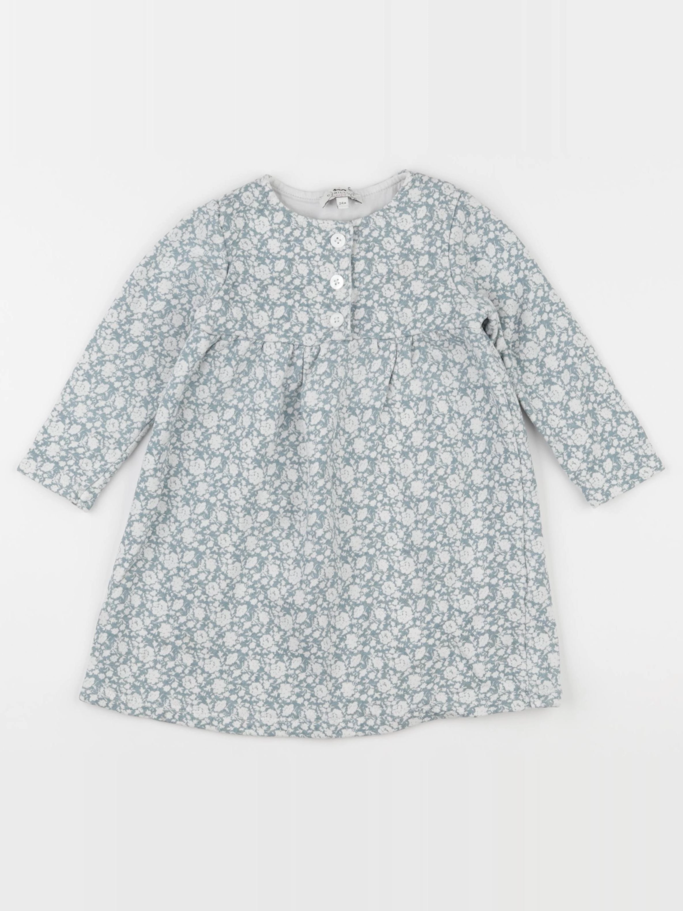 Cyrillus - robe vert - 24 mois