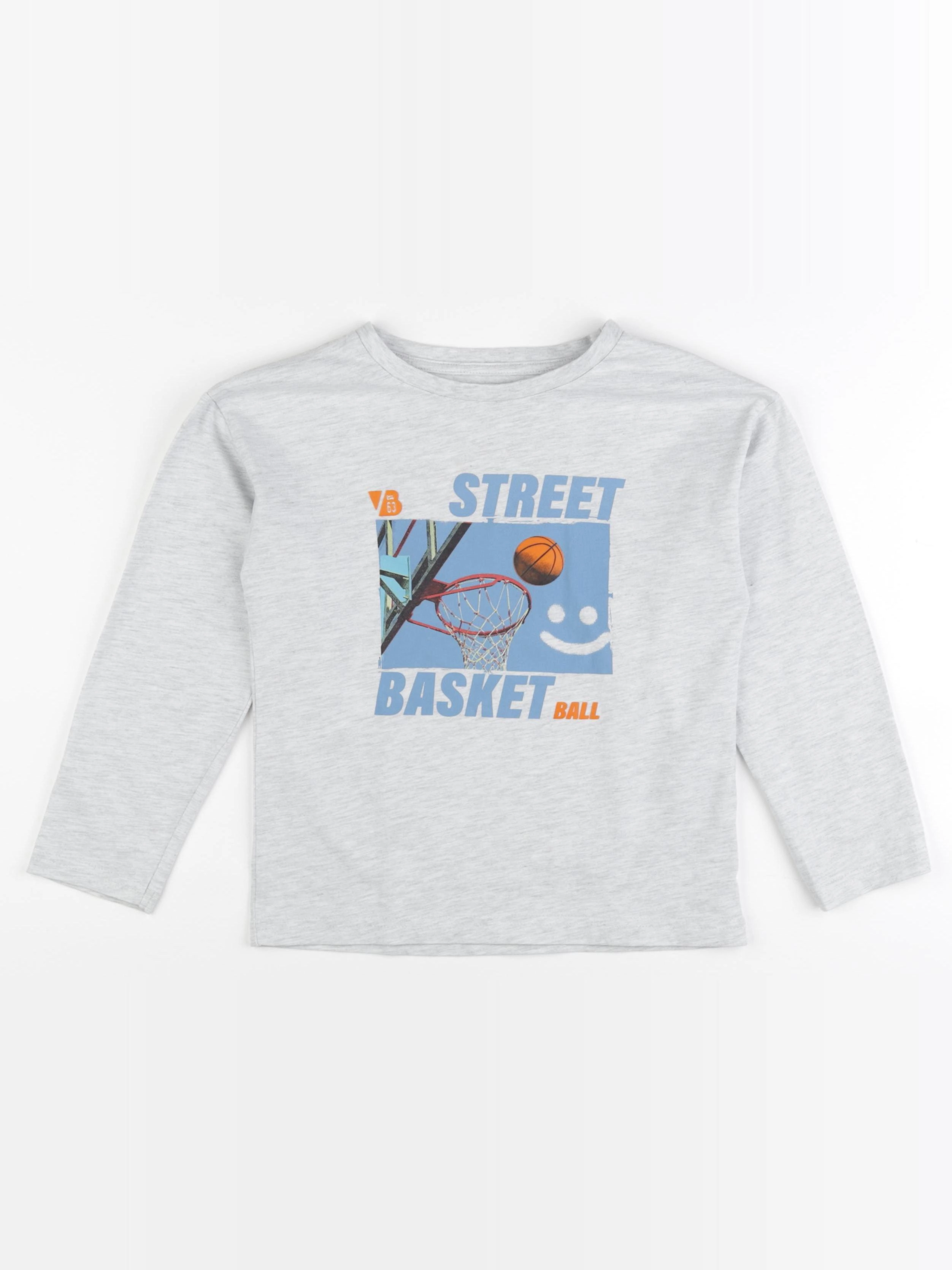 Vertbaudet - tee-shirt gris - 8 ans