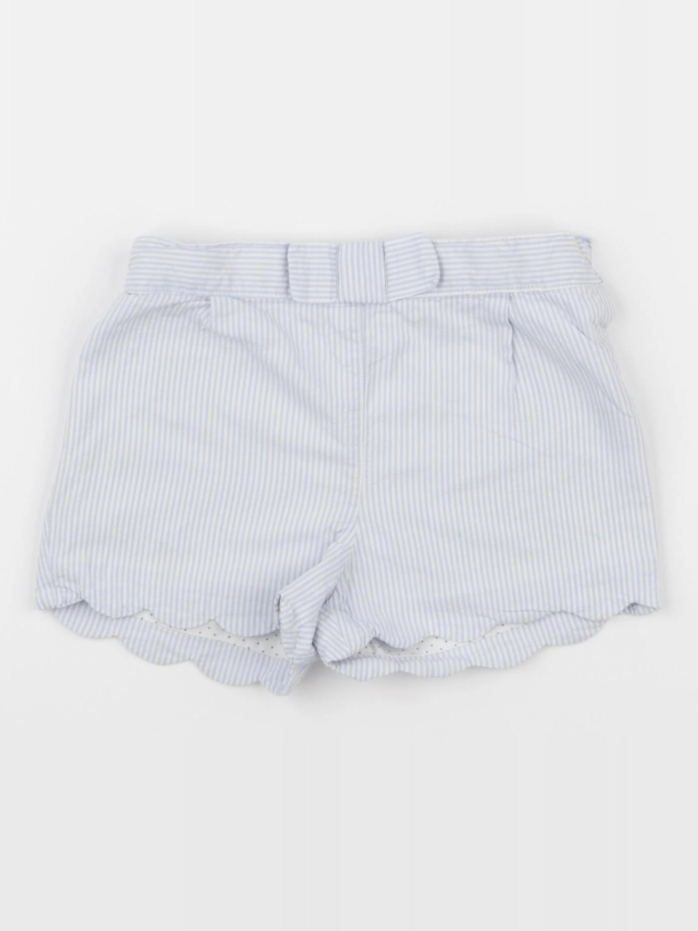 Cyrillus - short blanc, bleu - 24 mois