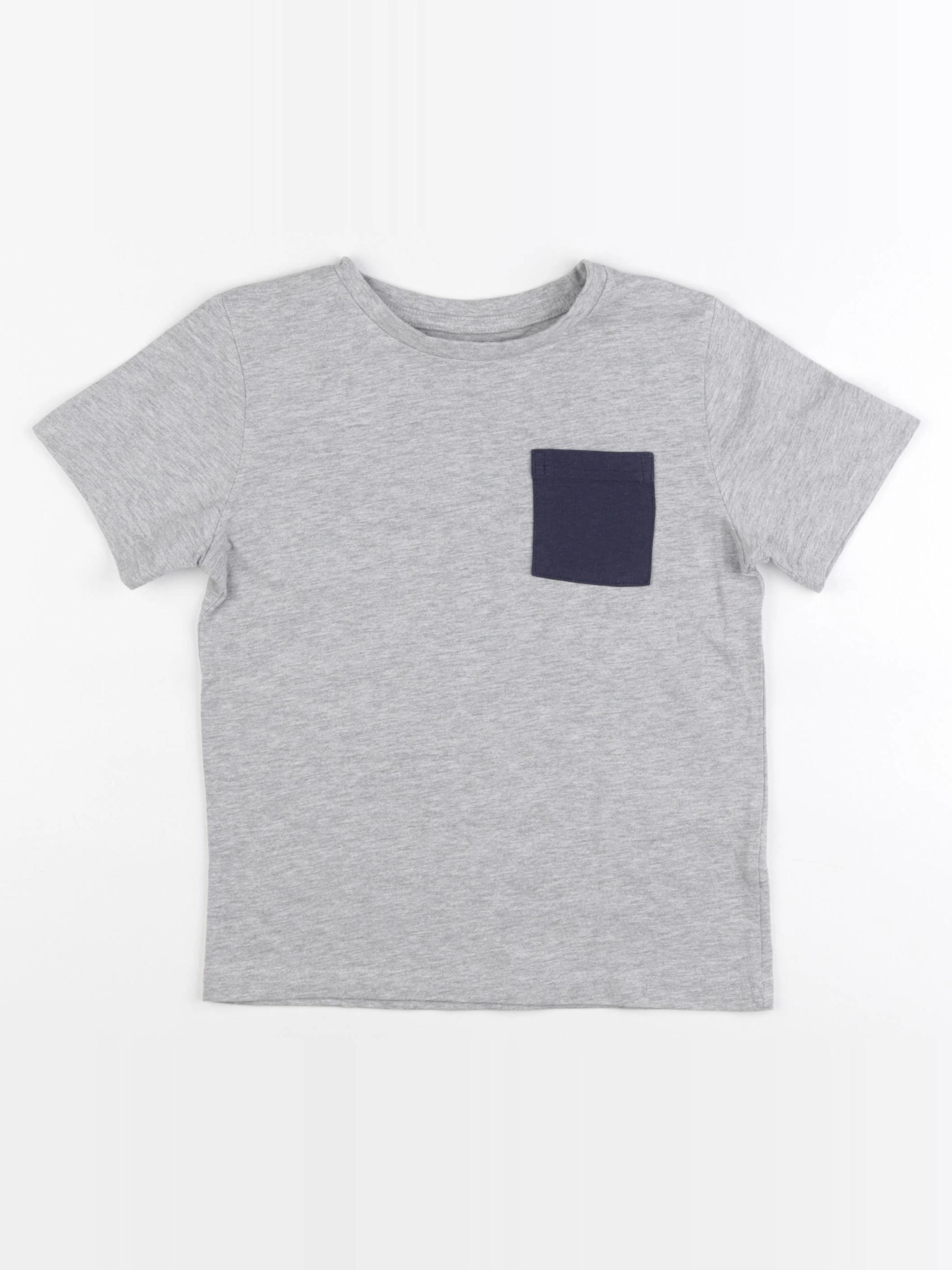 Vertbaudet - tee-shirt gris - 8 ans