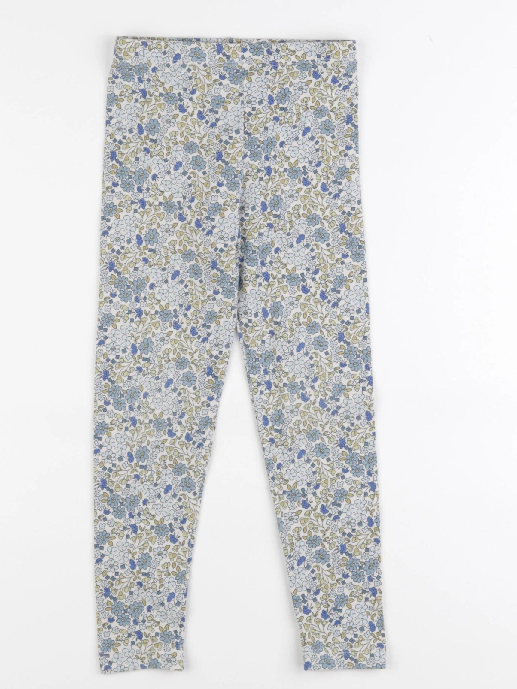 Monoprix - legging bleu, vert - 4 ans
