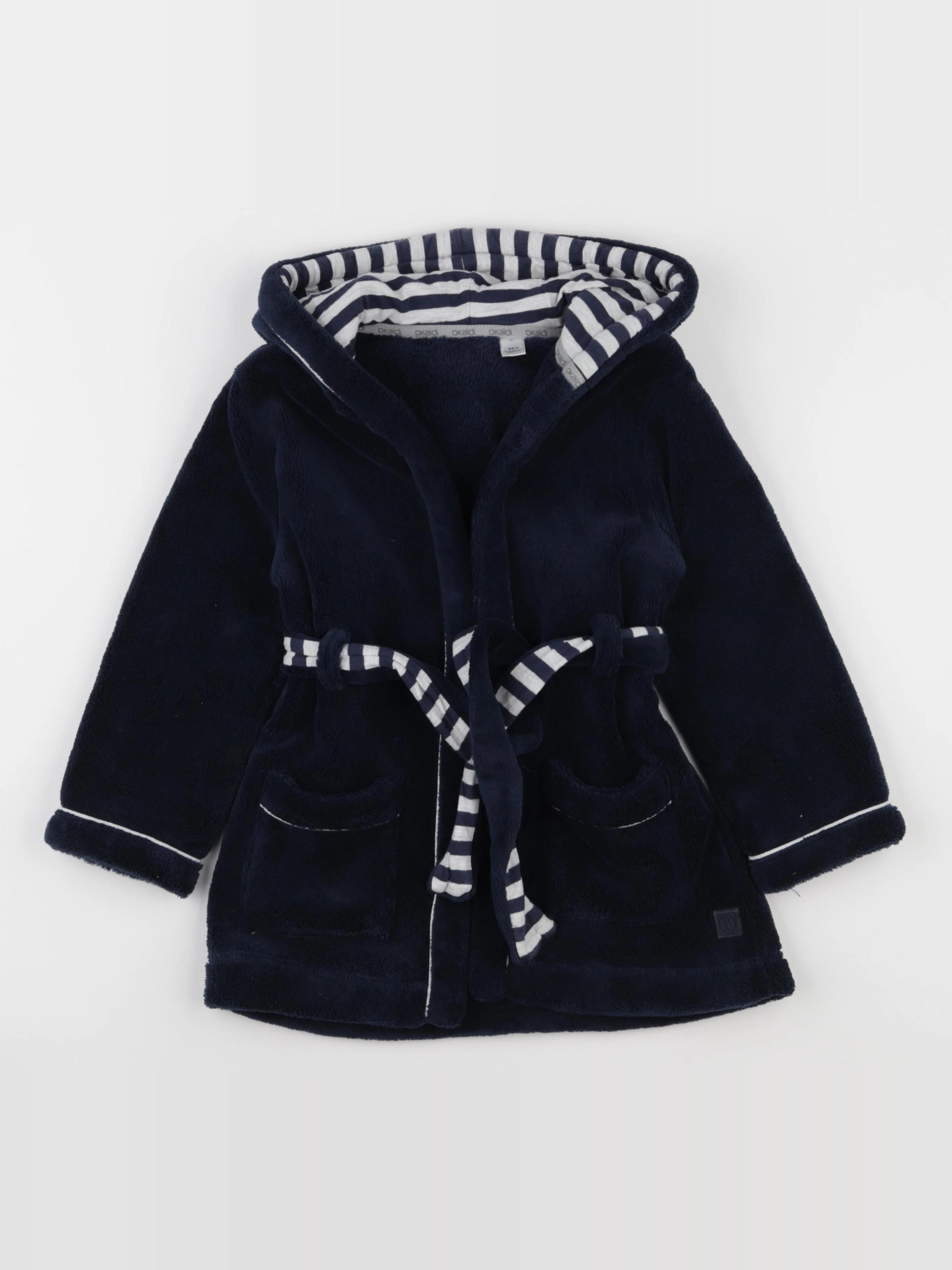 Okaidi - robe de chambre bleu - 4 ans
