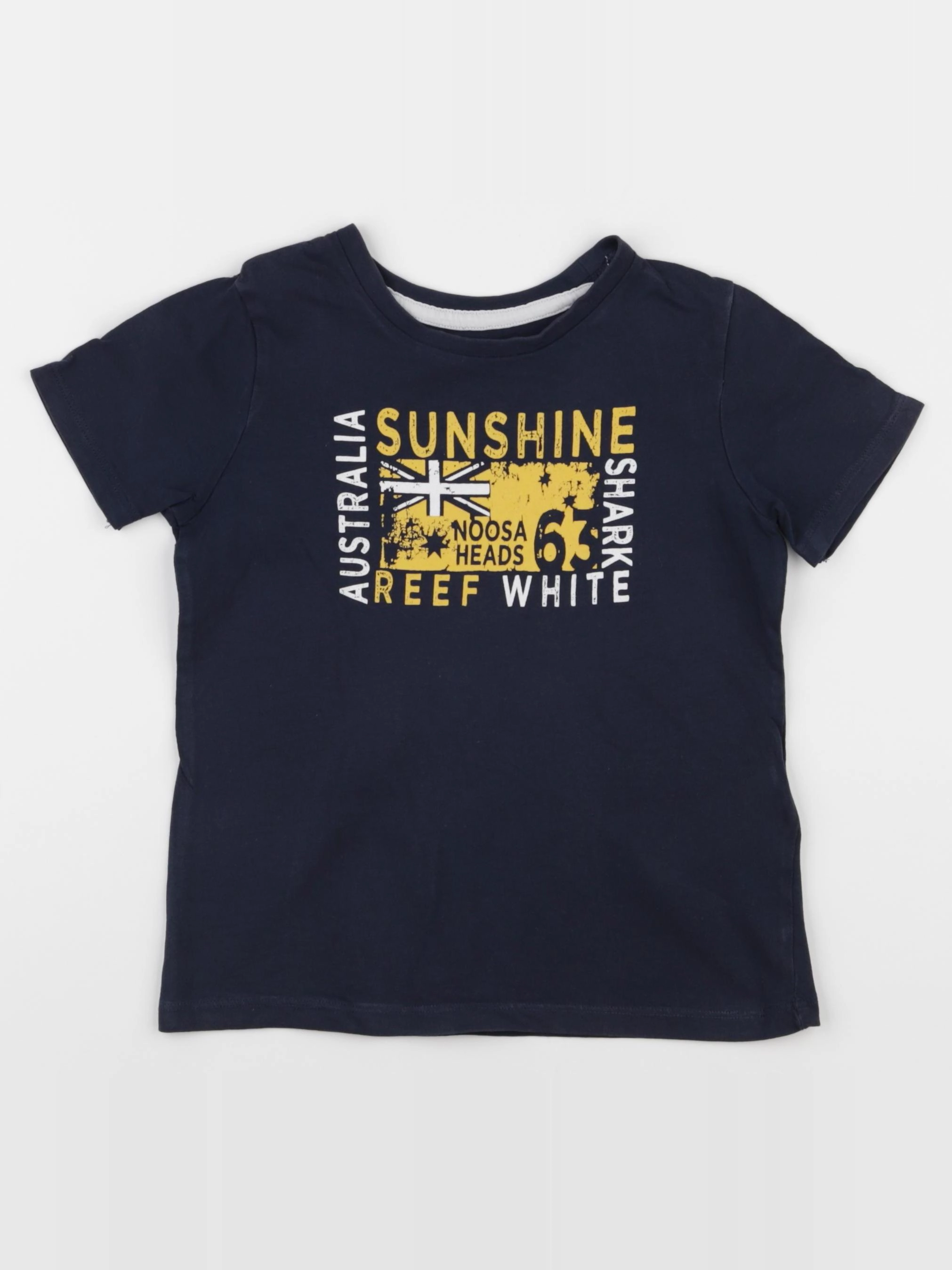 Vertbaudet - tee-shirt bleu - 4 ans