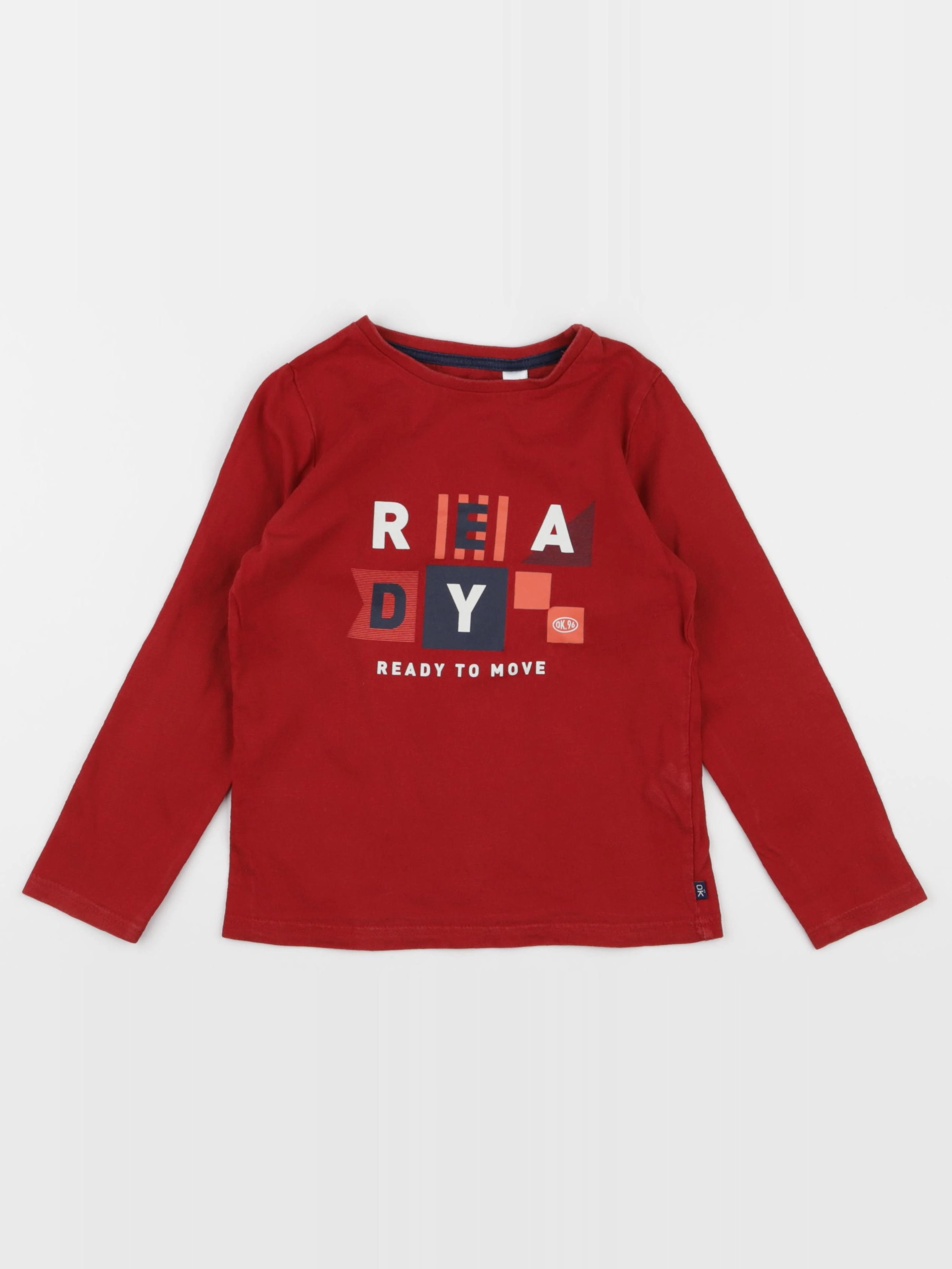 Okaidi - tee-shirt rouge - 5 ans