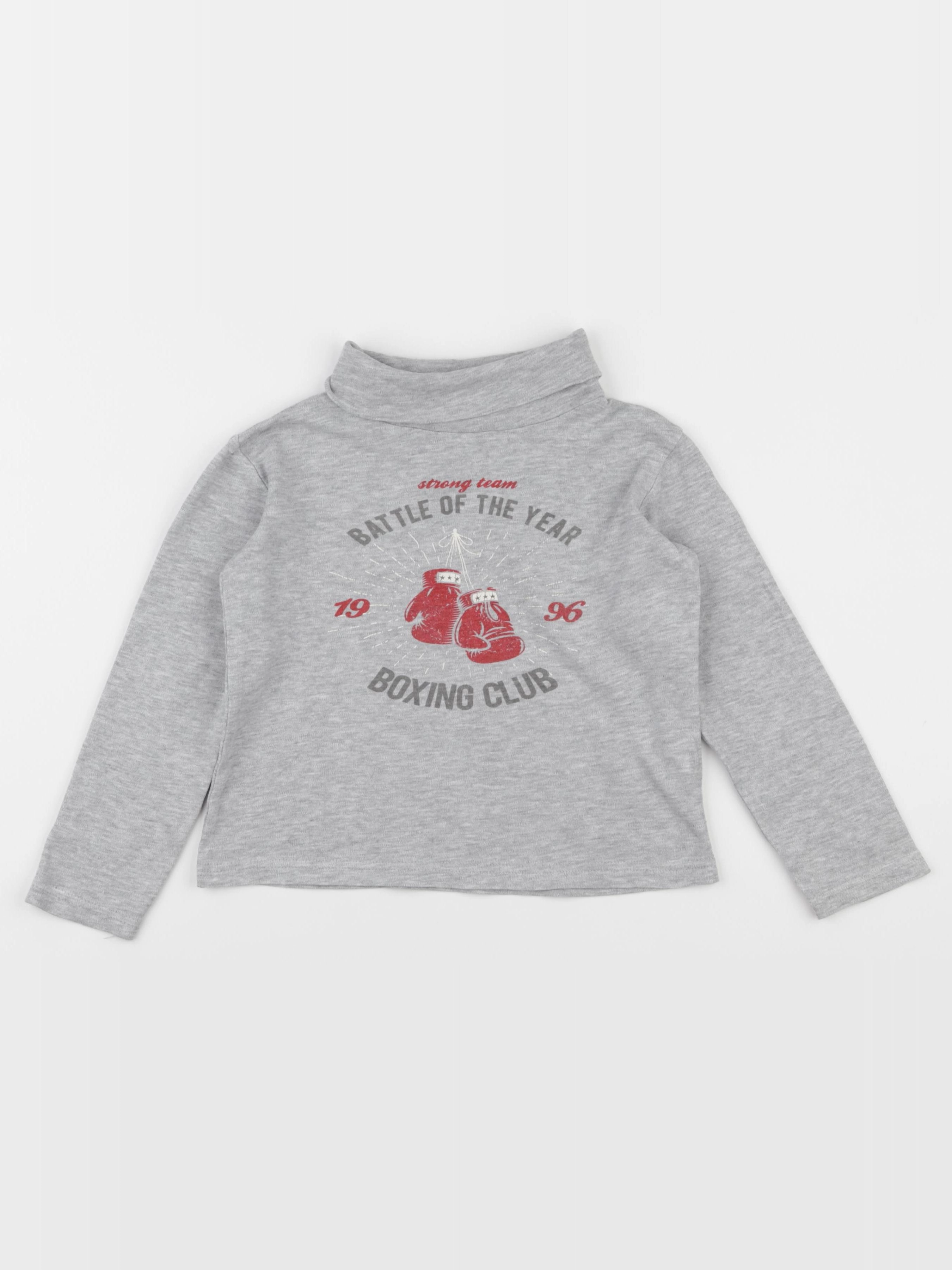 Okaidi - sous-pull gris - 5 ans
