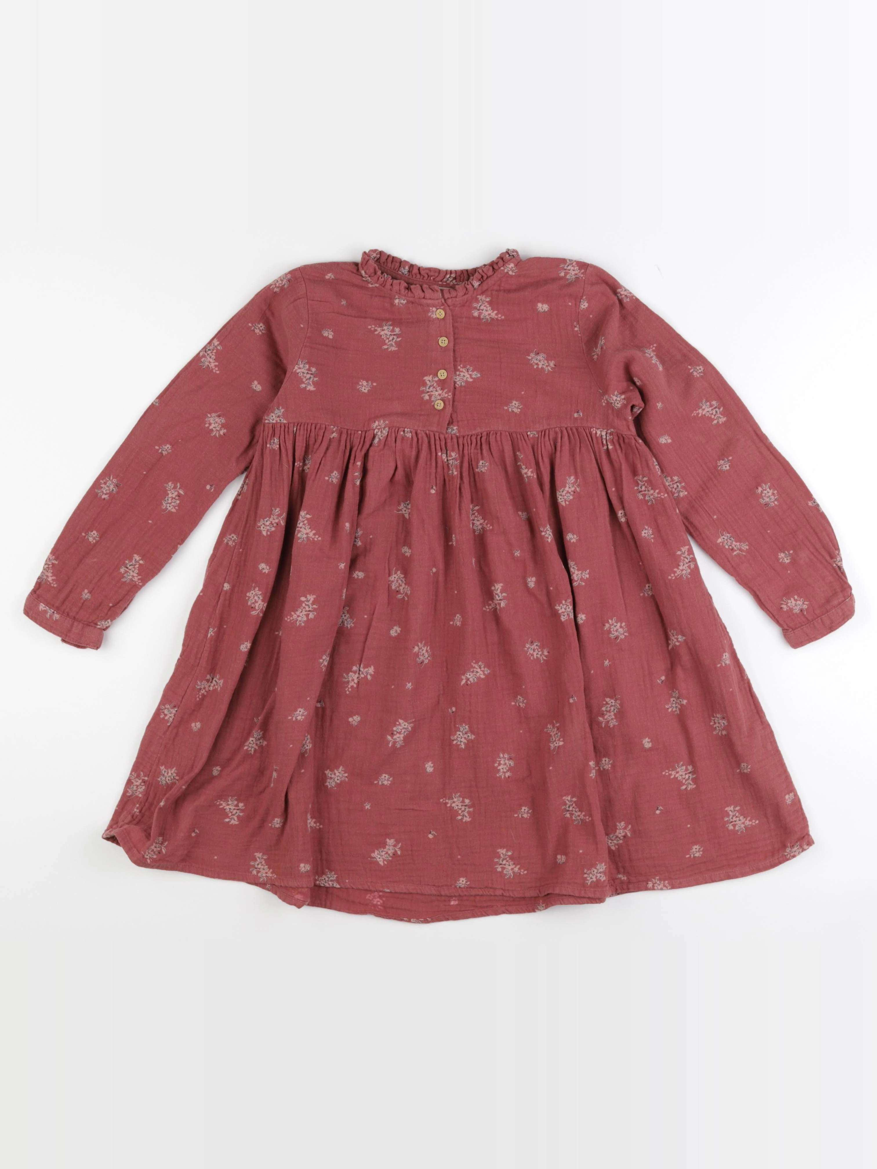 Vertbaudet - robe rose - 7 ans