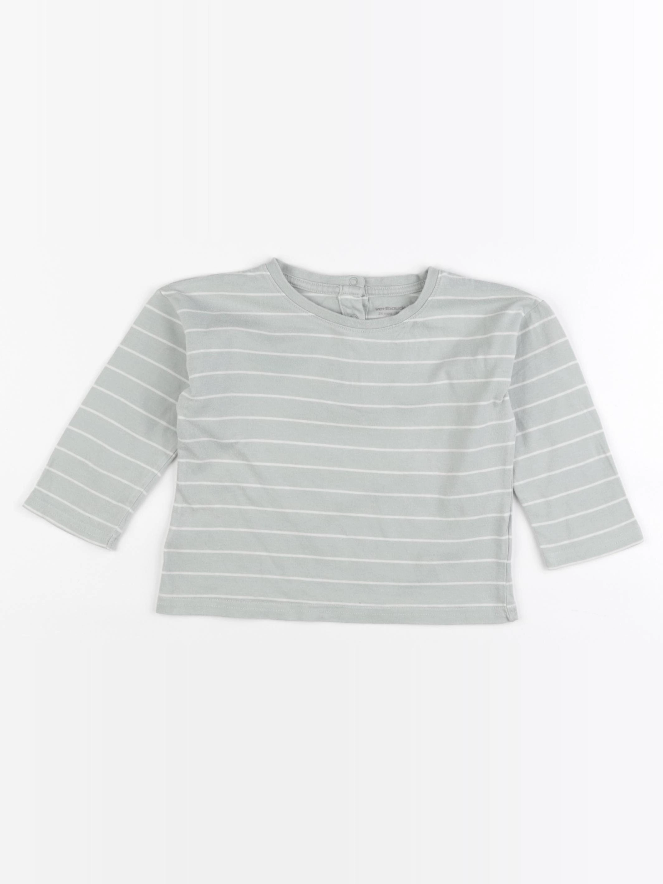 Vertbaudet - tee-shirt vert - 24 mois