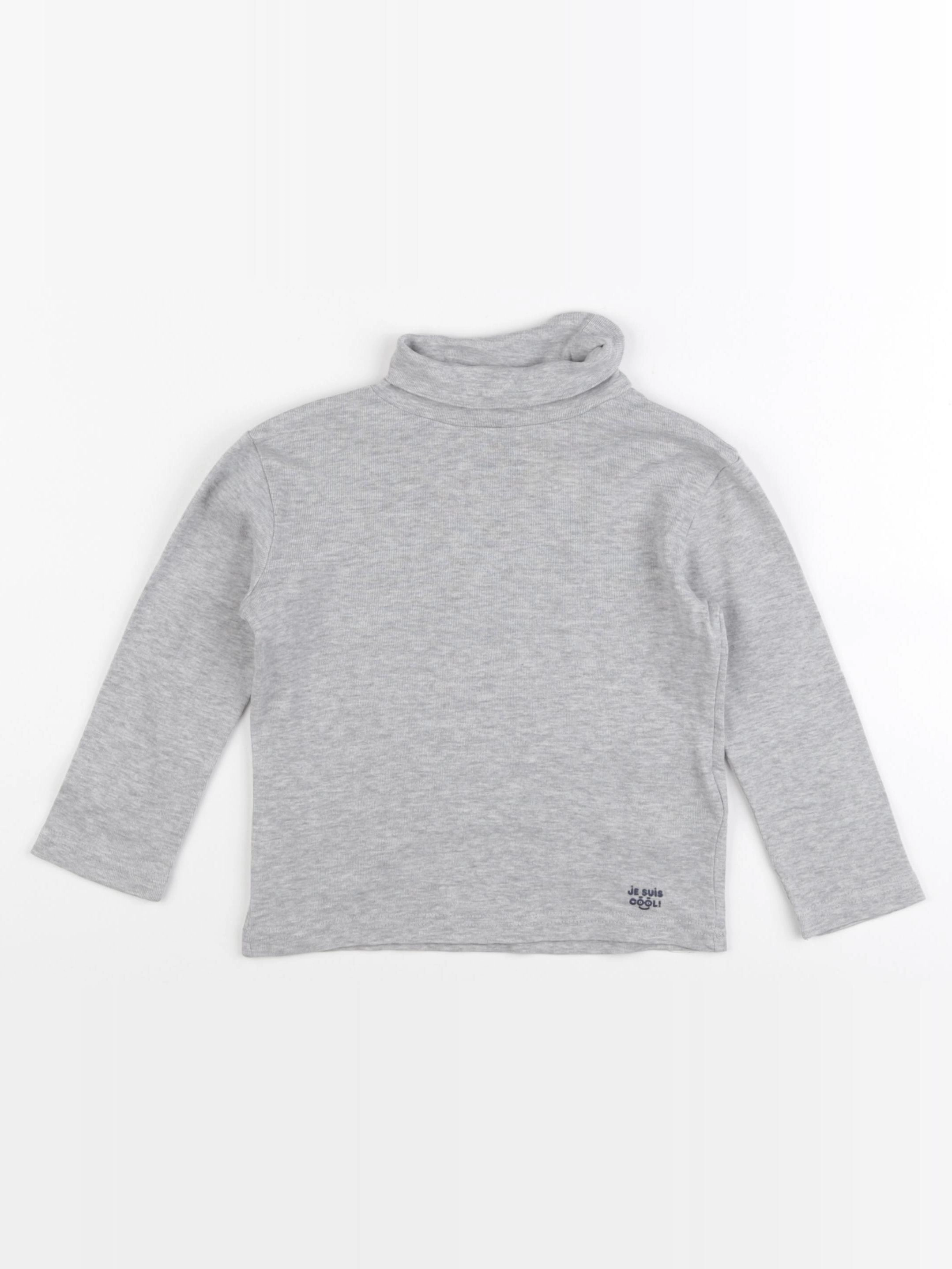 Vertbaudet - sous-pull gris - 3 ans