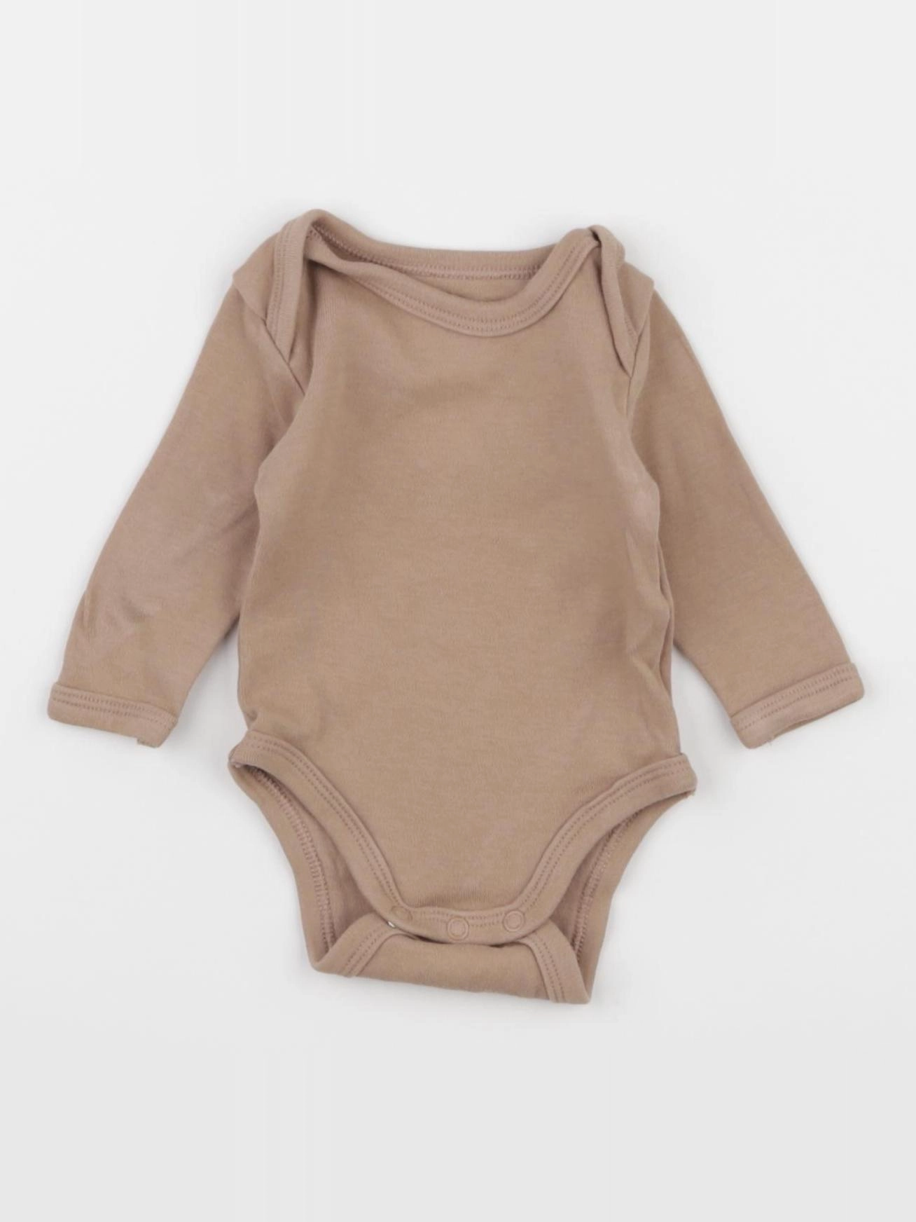 Vertbaudet - body marron - 1 mois