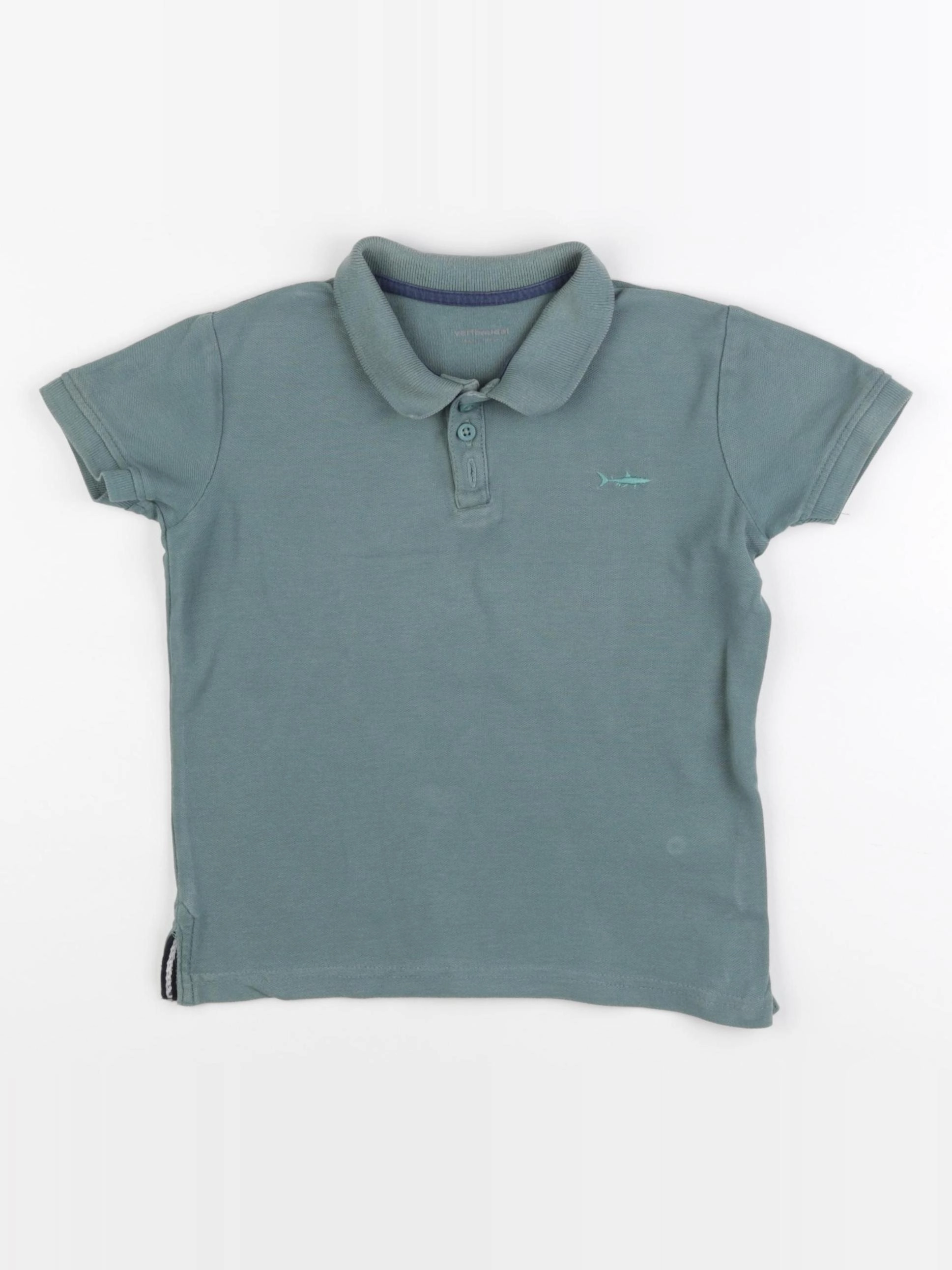Vertbaudet - polo vert - 4 ans