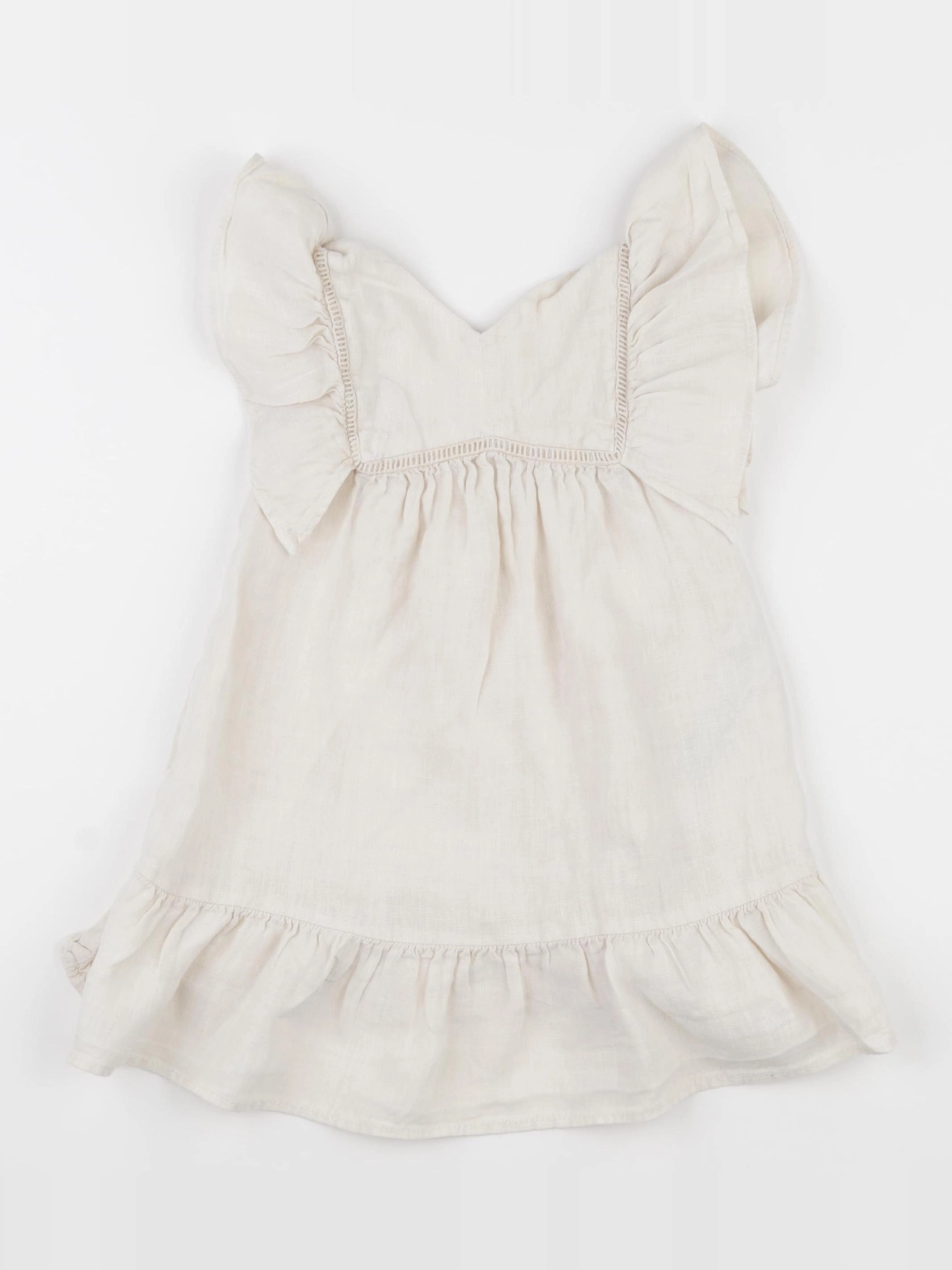 Zara - robe blanc - 2/3 ans