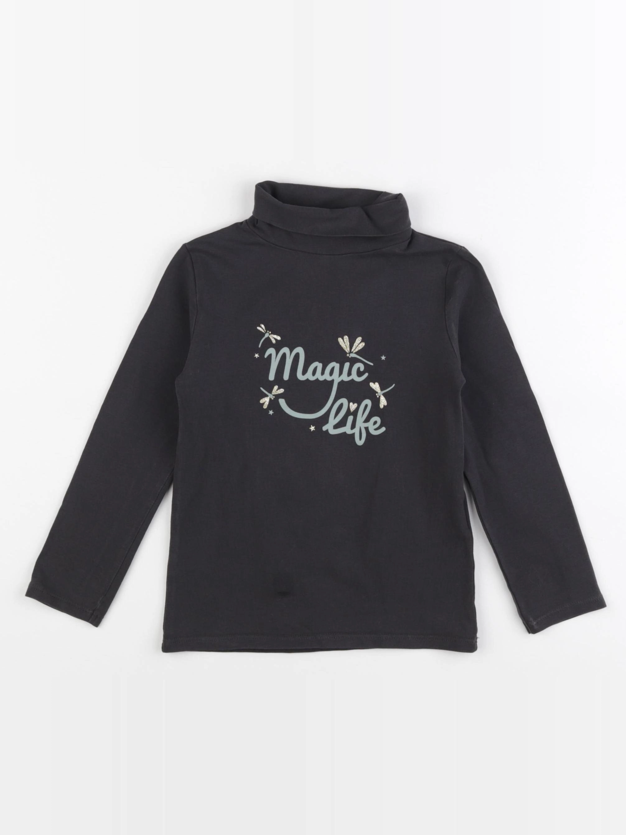 Vertbaudet - sous-pull gris - 4 ans