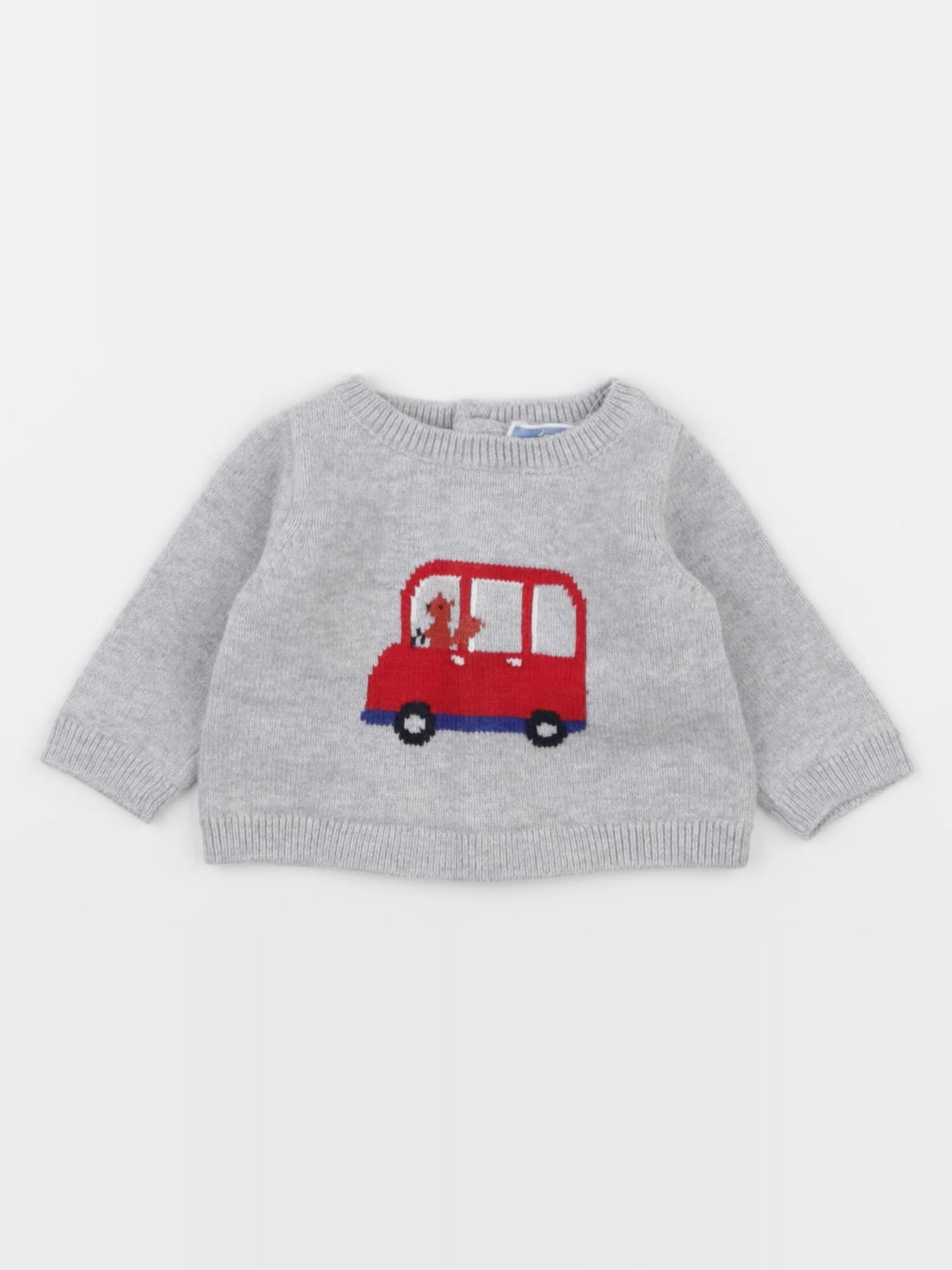 Jacadi - pull gris - 1 mois