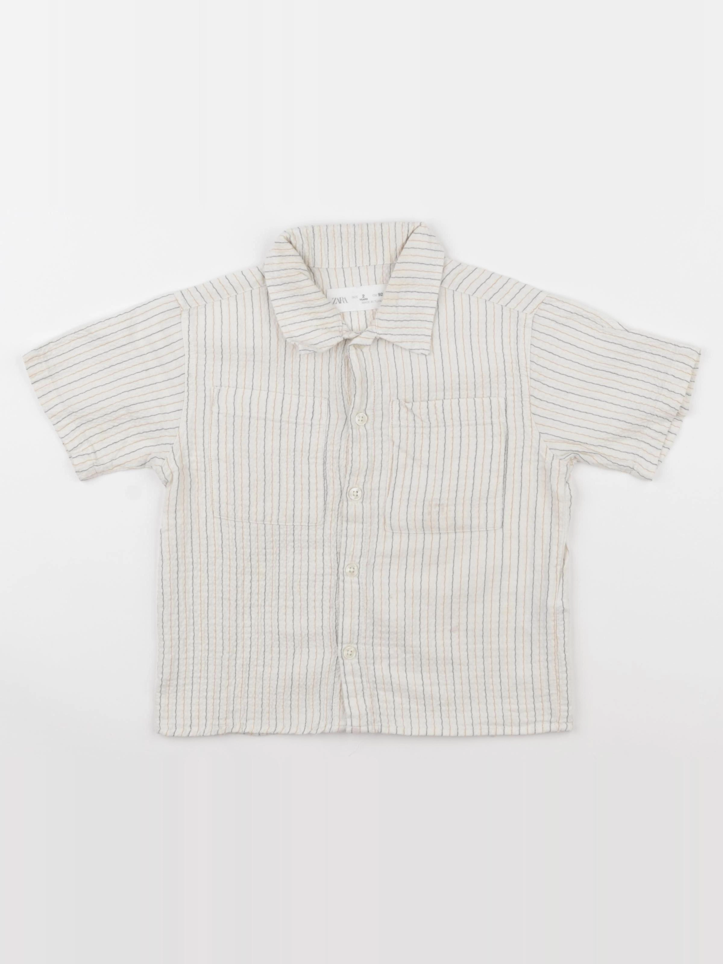Zara - chemise beige - 2 ans