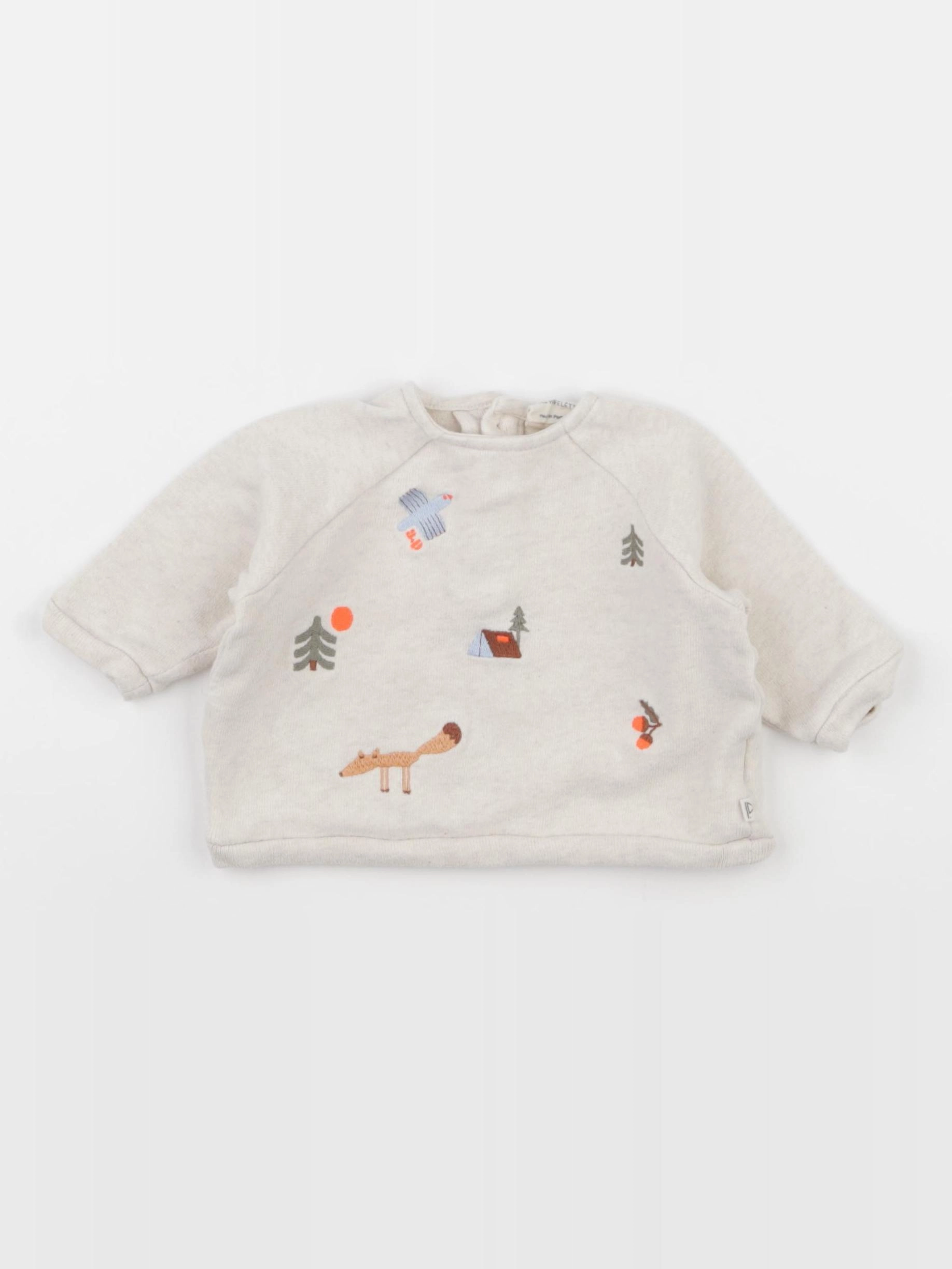 Arsène et les pipelettes - sweat beige - 6 mois